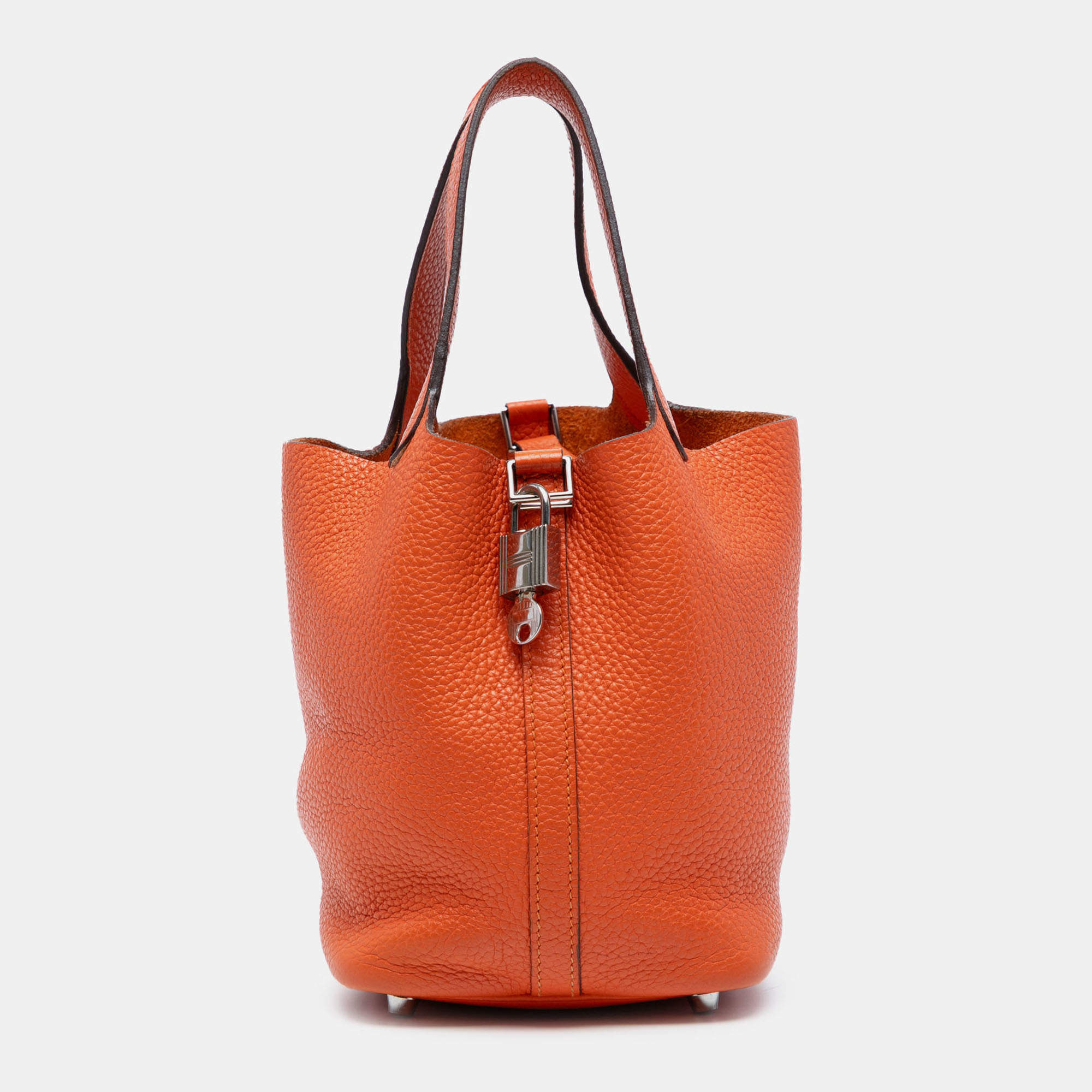 Pre Owned Hermes Feu Clemence Picotin Lock 18