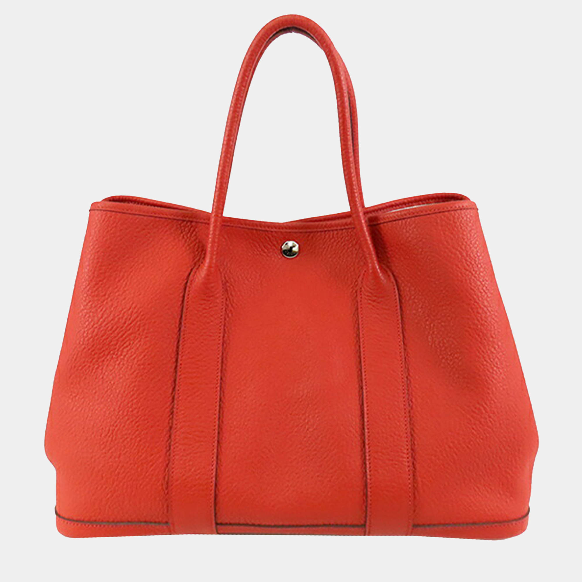 Pre Owned حقيبة هيرمس غاردن بارتي كانتري حمراء 36