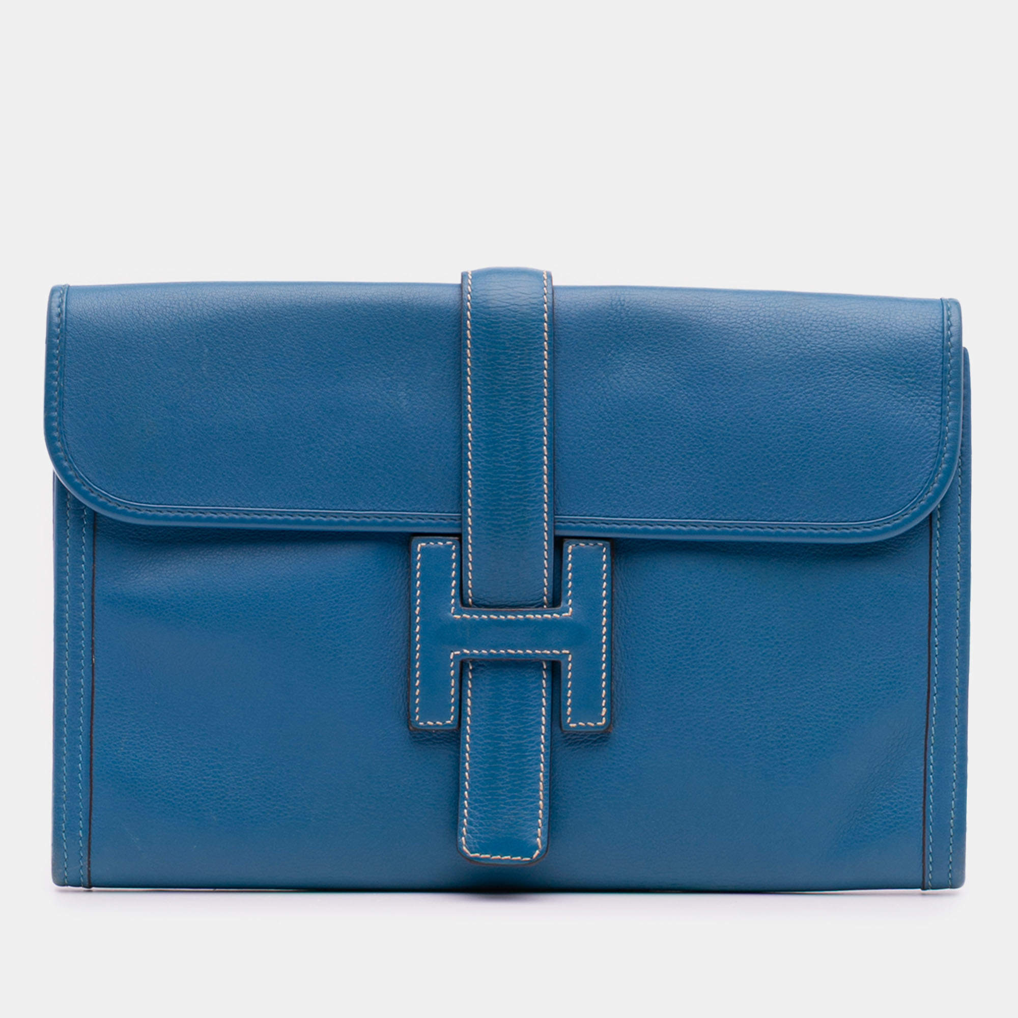 Pre Owned Hermes Blue Swift Jige Elan 29