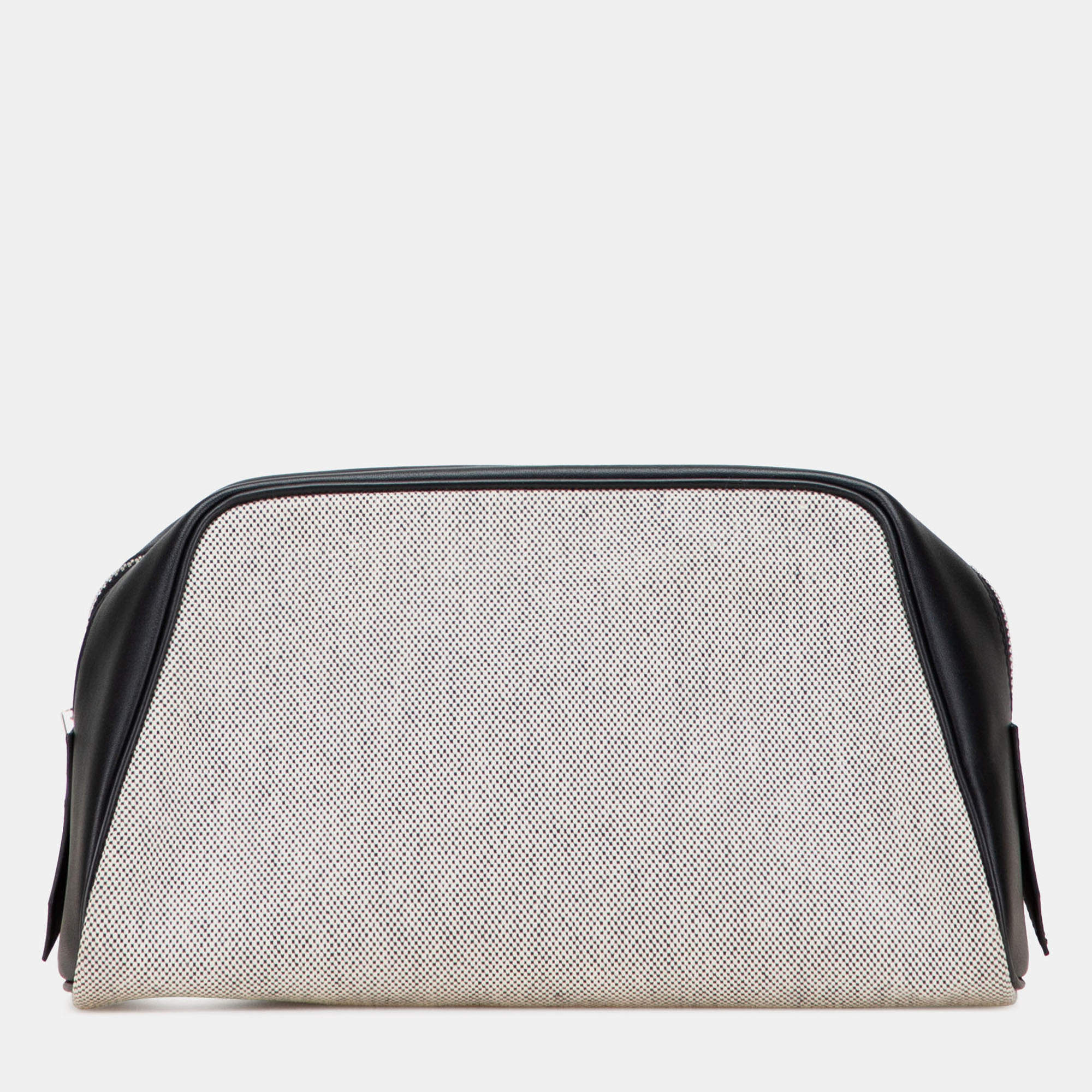 Pre Owned حقيبة هيرمس كافور قماش أسود