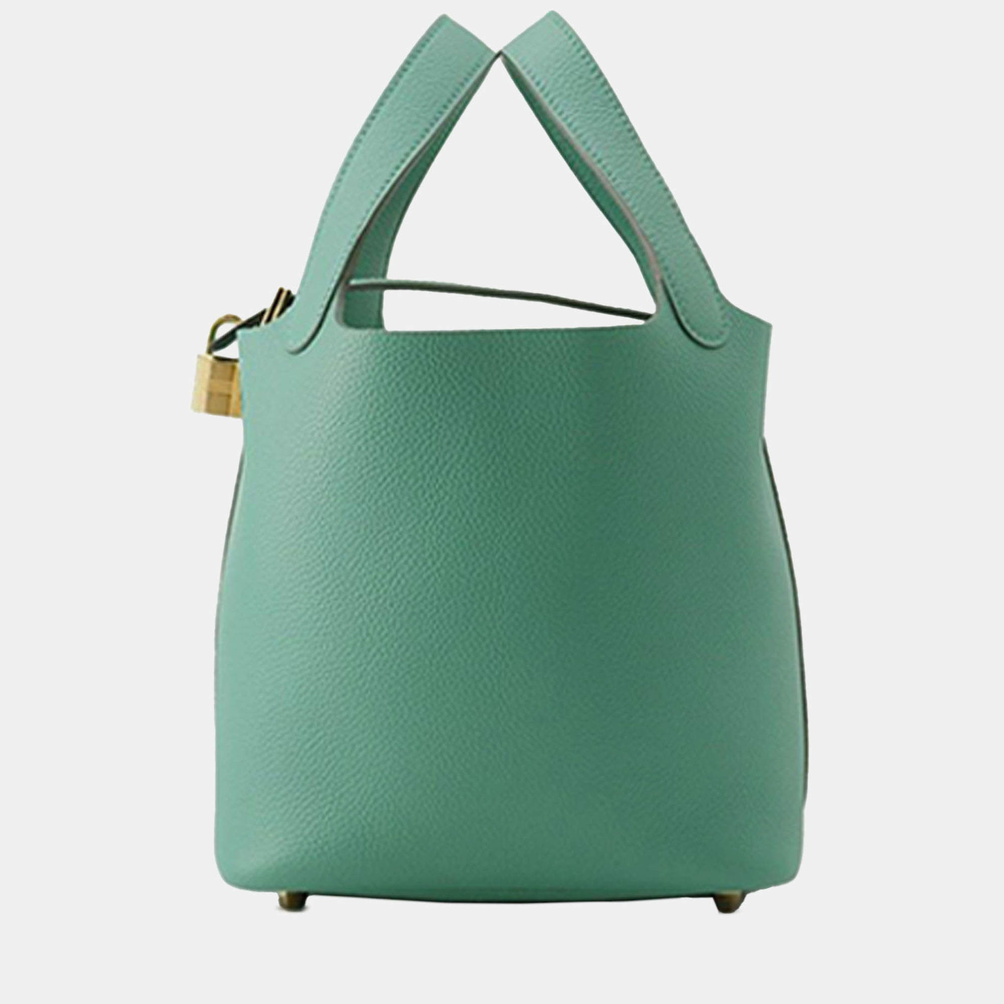 Pre Owned Hermes Green Maurice Picotin Lock 18