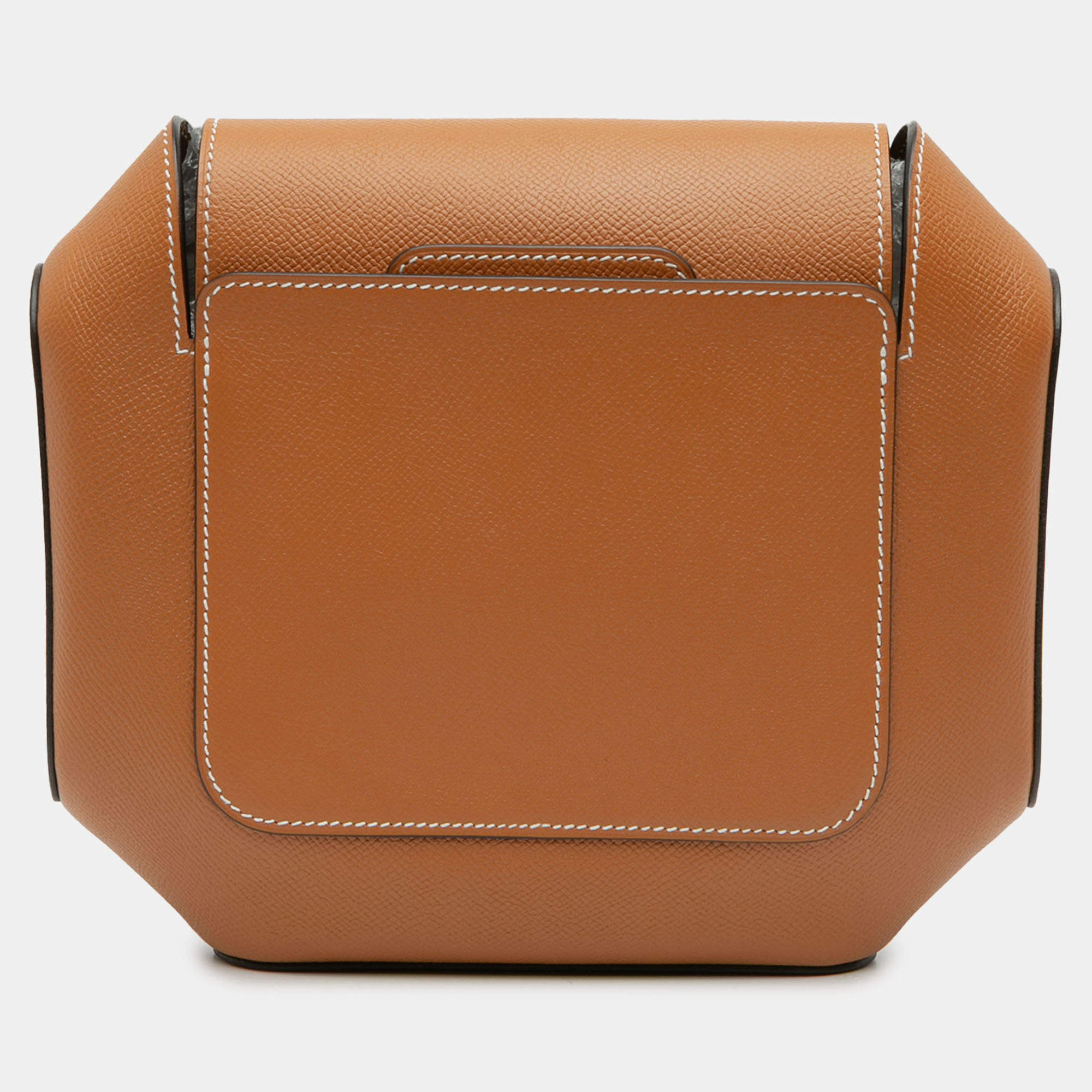 مملوكة مسبقًا Hermes Brown Epsom Octogone Clutch