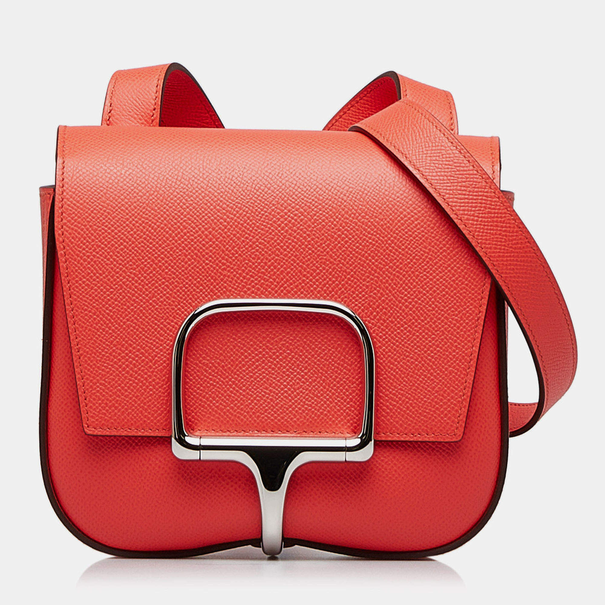 مملوكة مسبقًا Hermes Red Mini Epsom Della Cavalleria