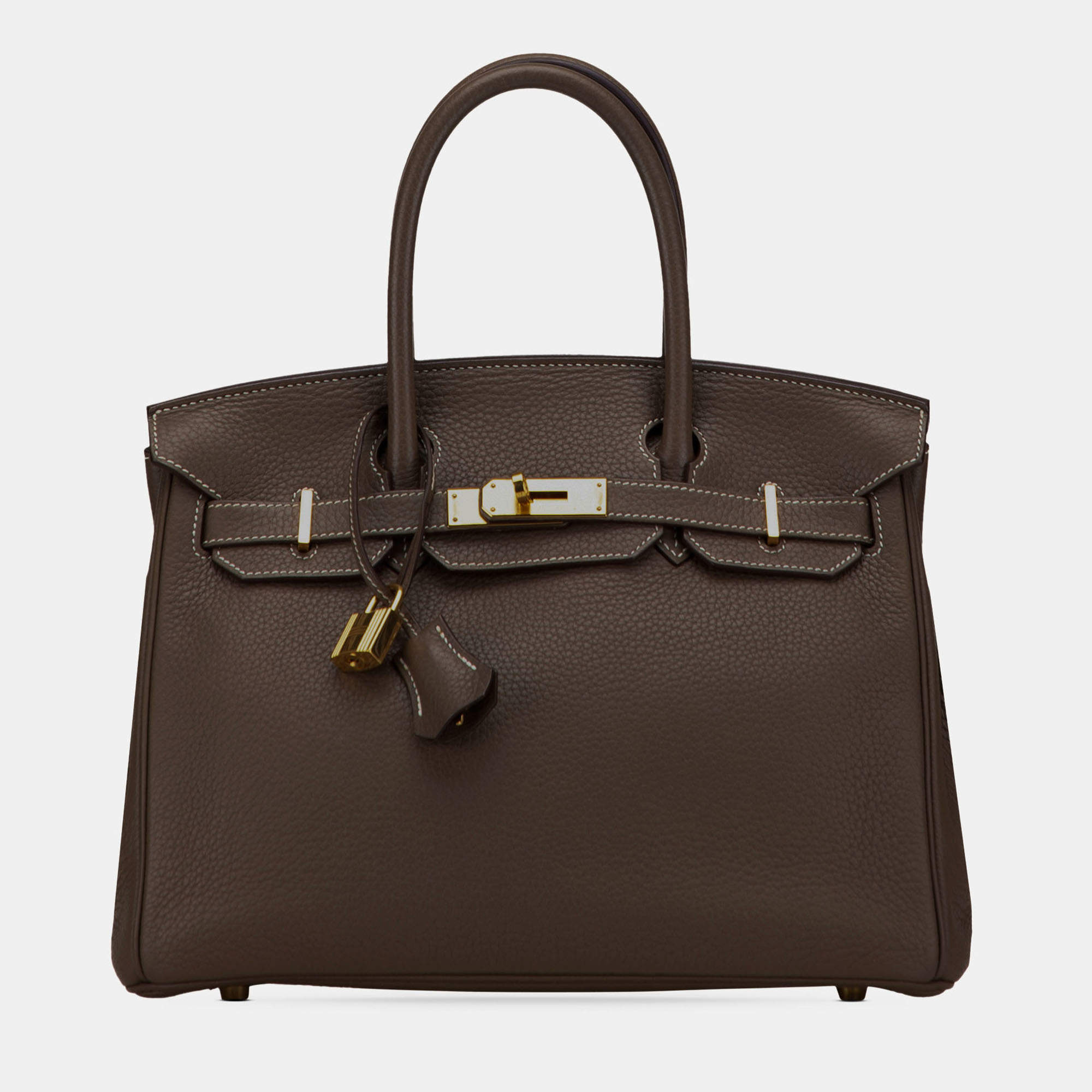 Pre Owned Hermes Brown Togo Birkin Retourne 30