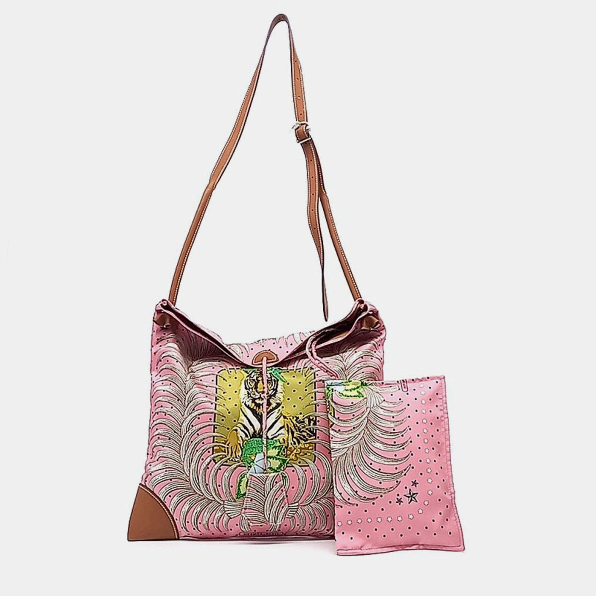 مملوكة مسبقًا Hermes Pink Silk Silky City PM