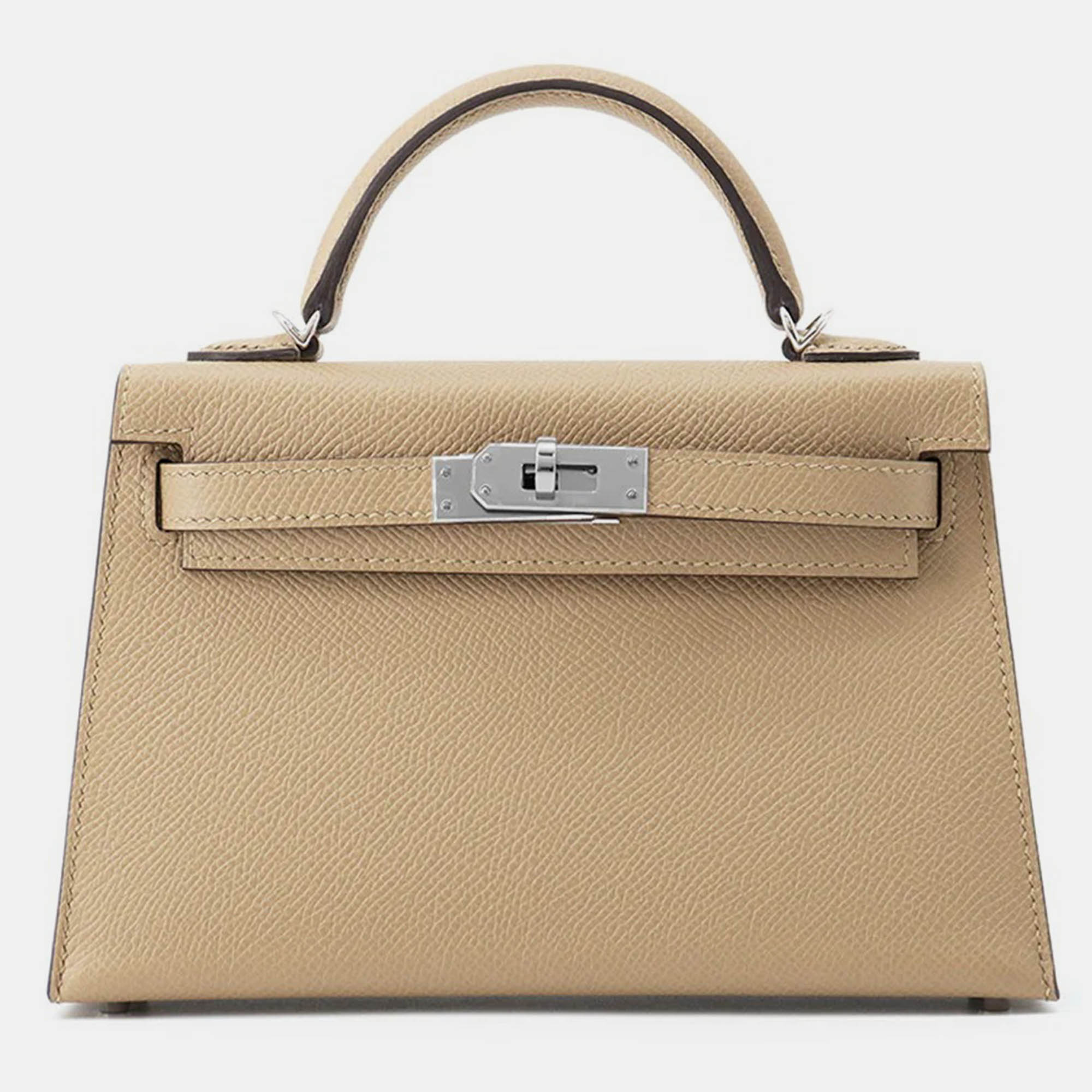 مملوكة مسبقًا Hermes Mini Kelly 2 Poussiere Epsom
