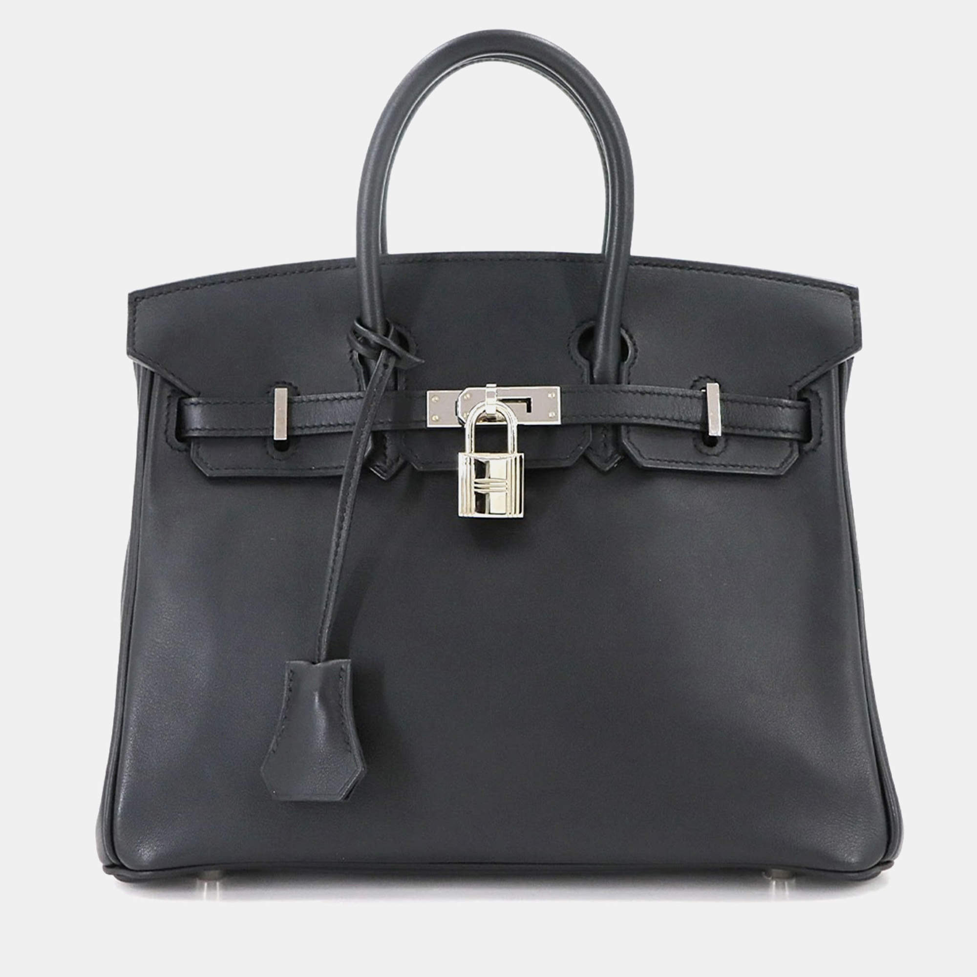 مملوكة مسبقًا Hermes Birkin 25 Swift Black Handbag