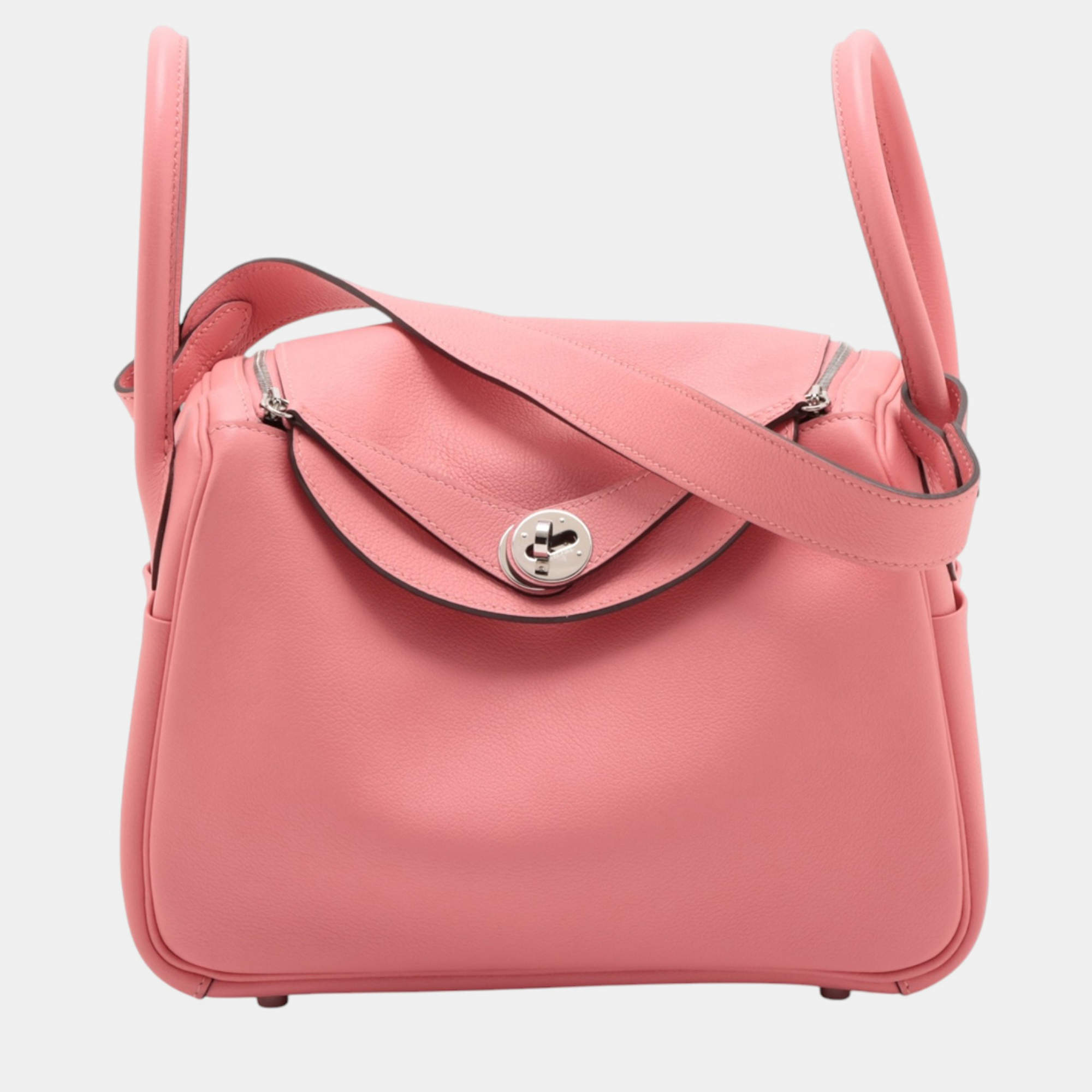 Pre Owned Hermes Pink Evercolor Lindy 26