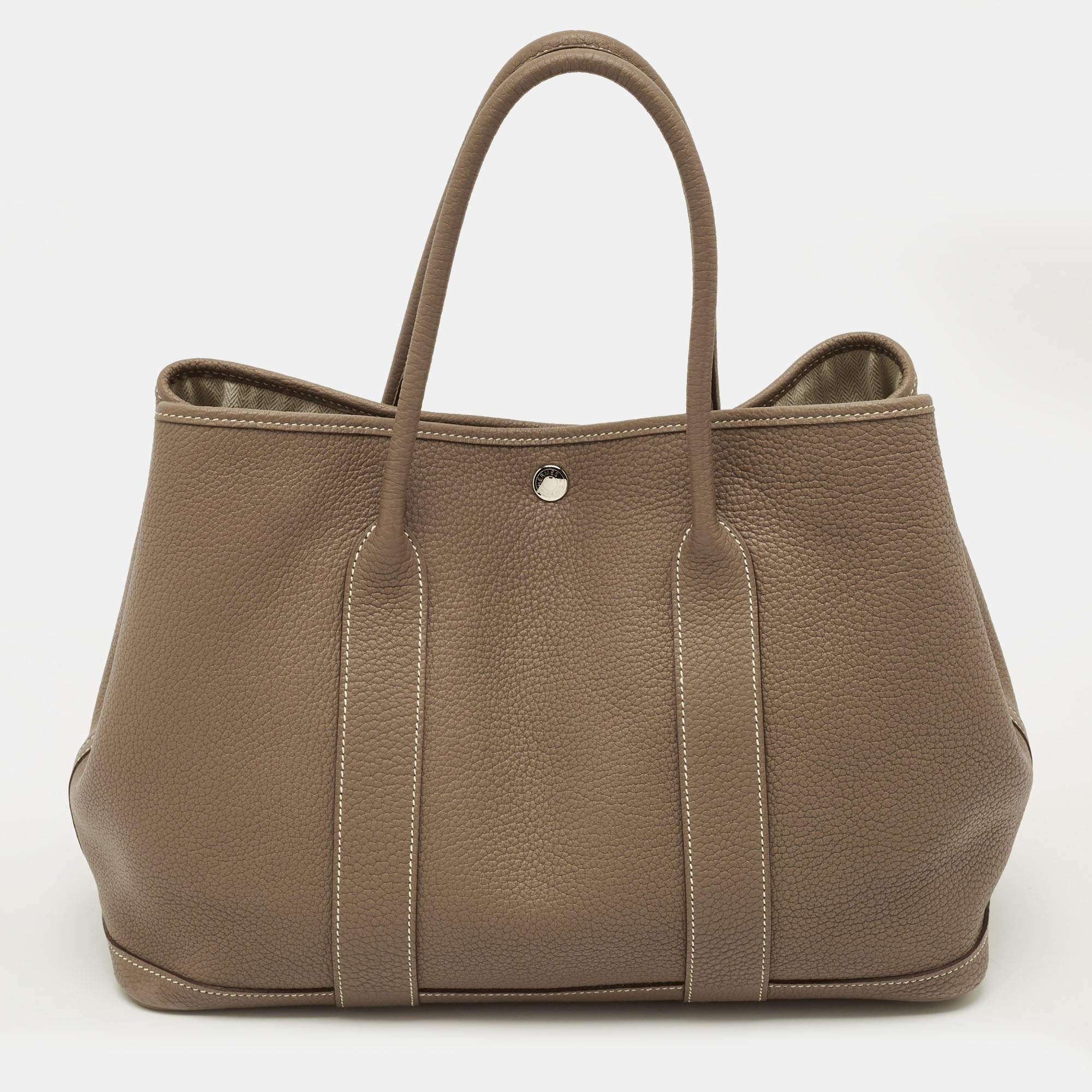 مملوكة مسبقًا Hermès Garden Party 36 Etoupe Negonda Leather Tote