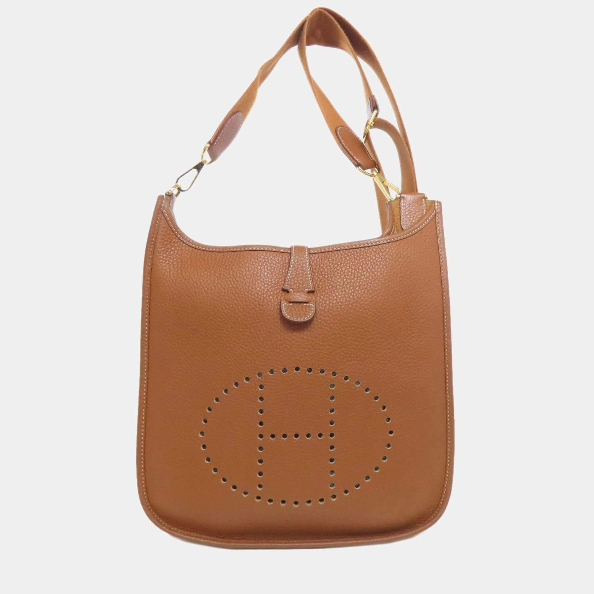 مملوكة مسبقًا Hermes Evelyne 3 Pm Shoulder Bag In Taurillon