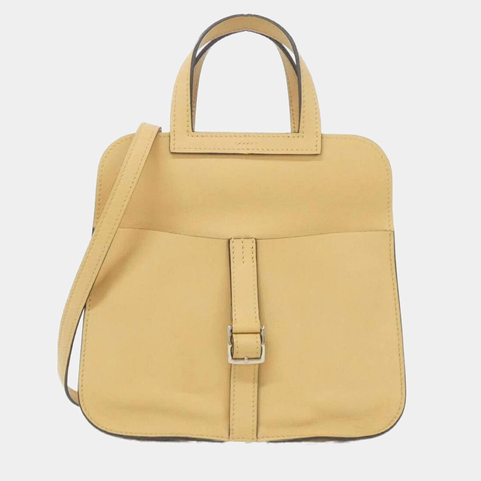 Pre Owned حقيبة هيرمس أرزان صغيرة جلدية