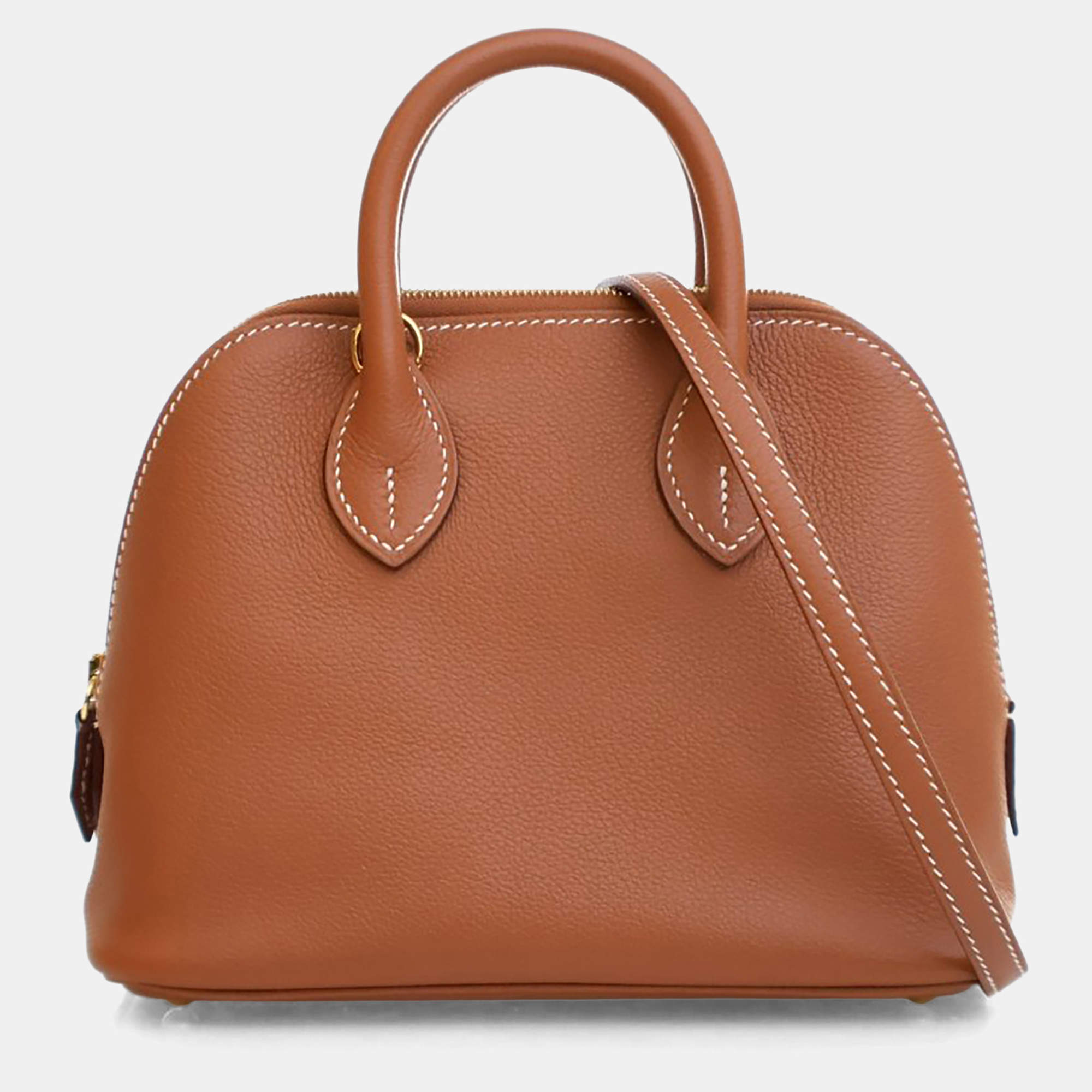 Pre Owned Hermes Gold Evercolor Mini 1923 Bolide