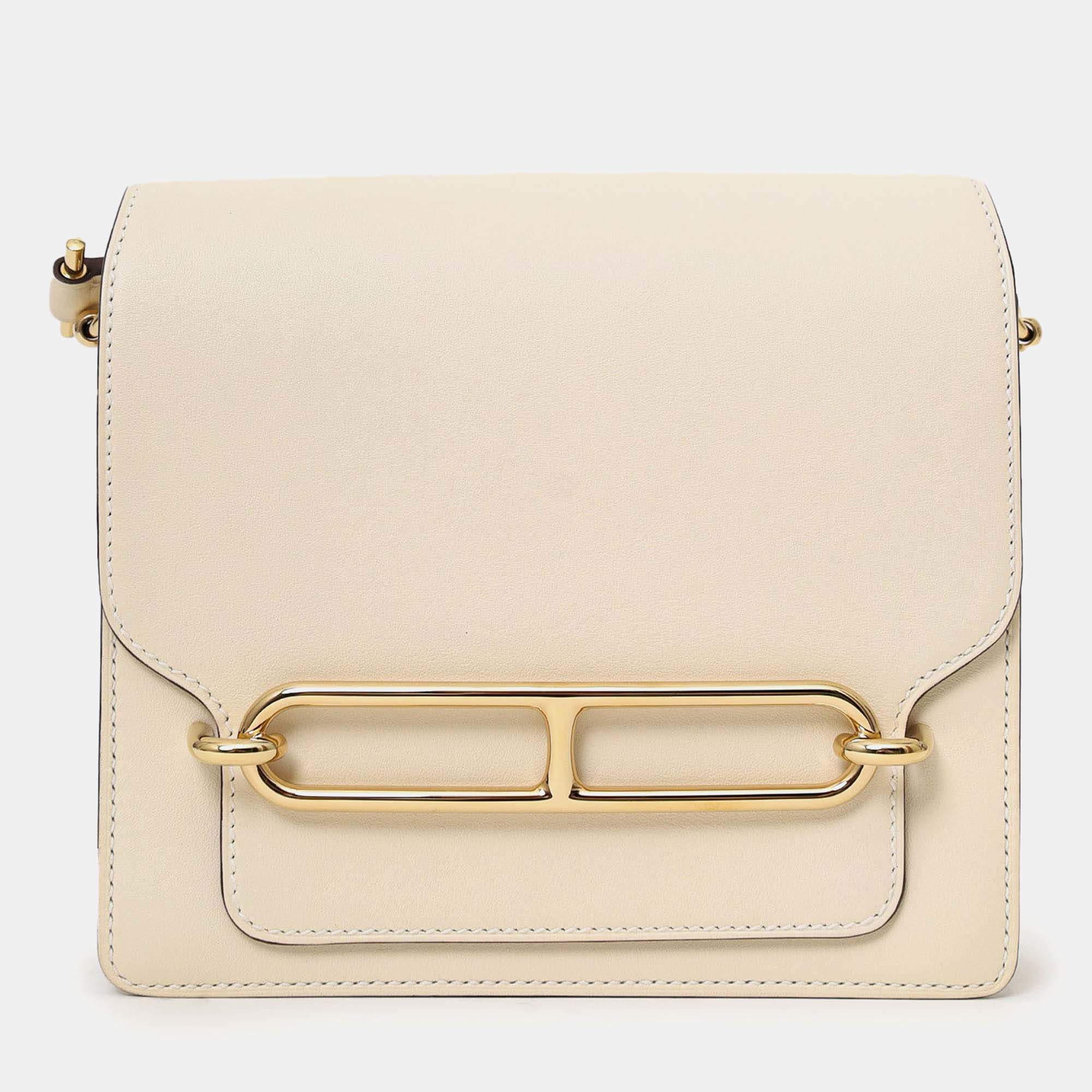 مملوكة مسبقًا حقيبة هيرمس روليس 18 جلد ناتا سويفت كروس بودي 2021