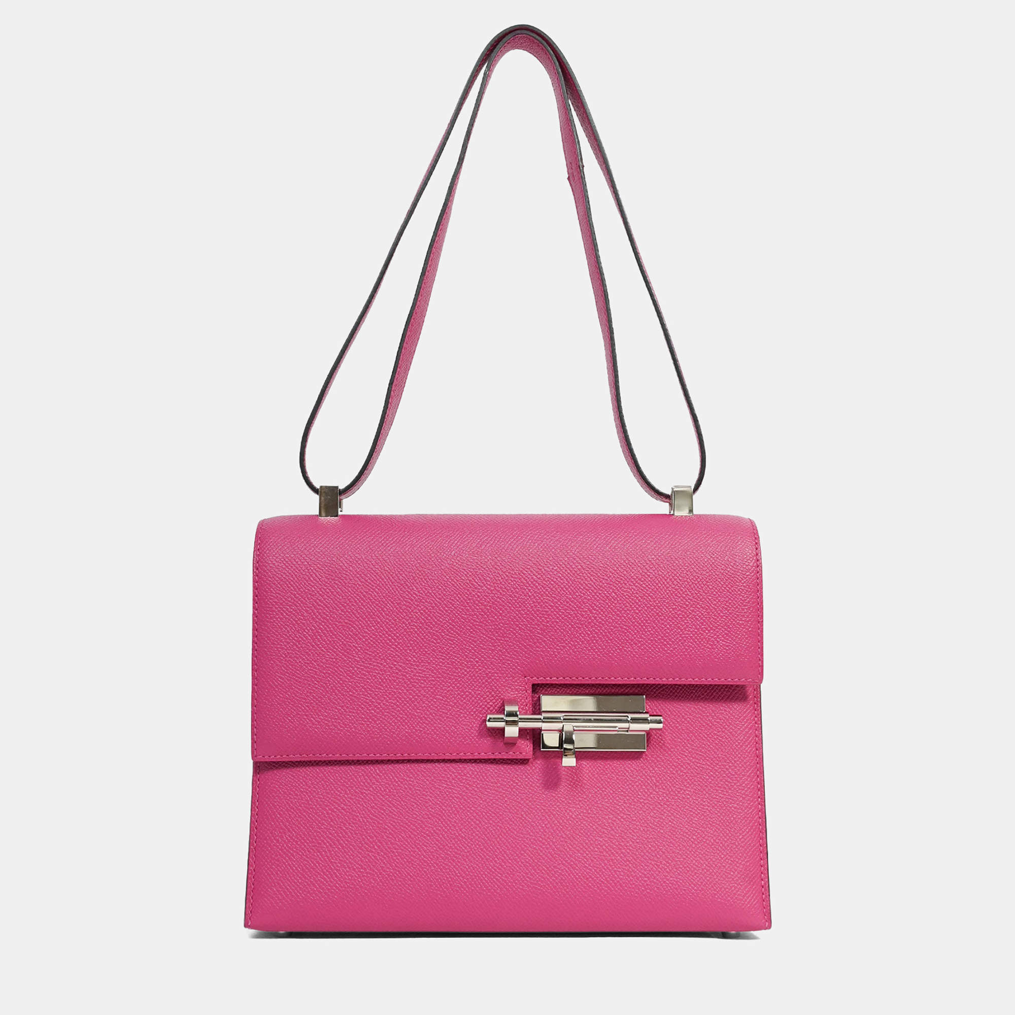 مملوكة مسبقًا حقيبة هيرمس فيرو كروس بودي ٢٣ جلد إيبيسوم بنفسجي وردي ٢٠١٧