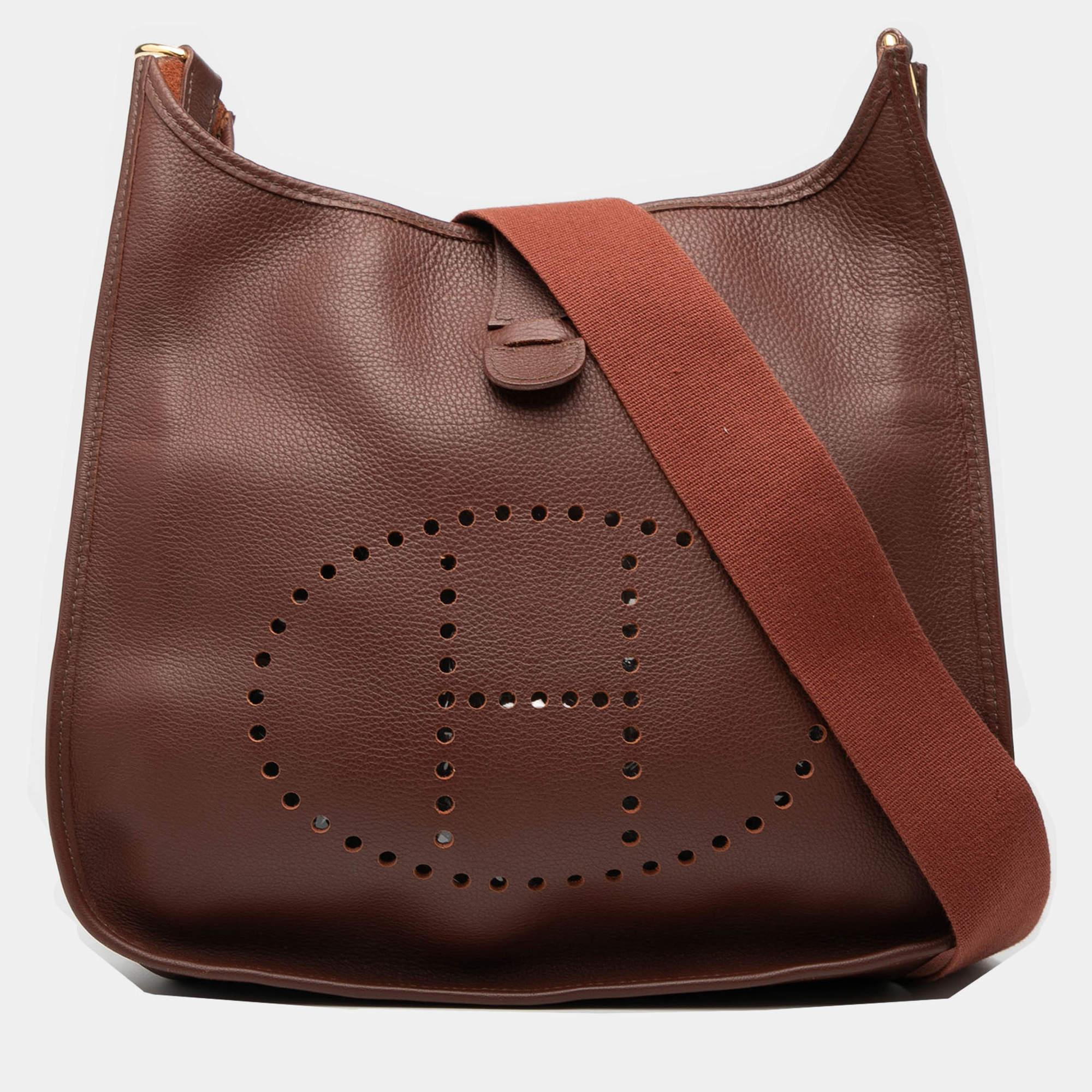 مملوكة مسبقًا Hermes Brown Clemence Evelyne I PM
