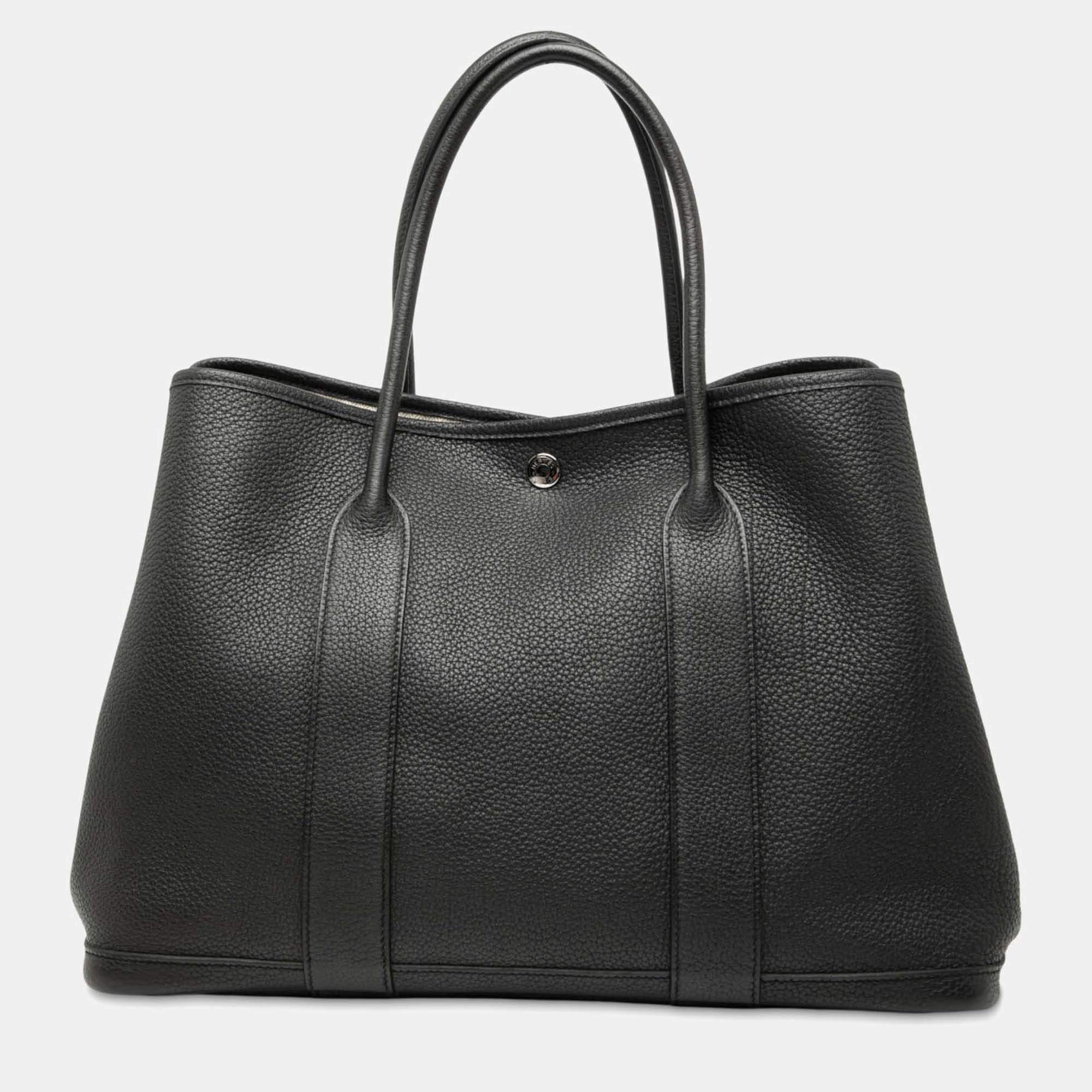 مملوكة مسبقًا Hermes Noir Negonda Garden Party 36