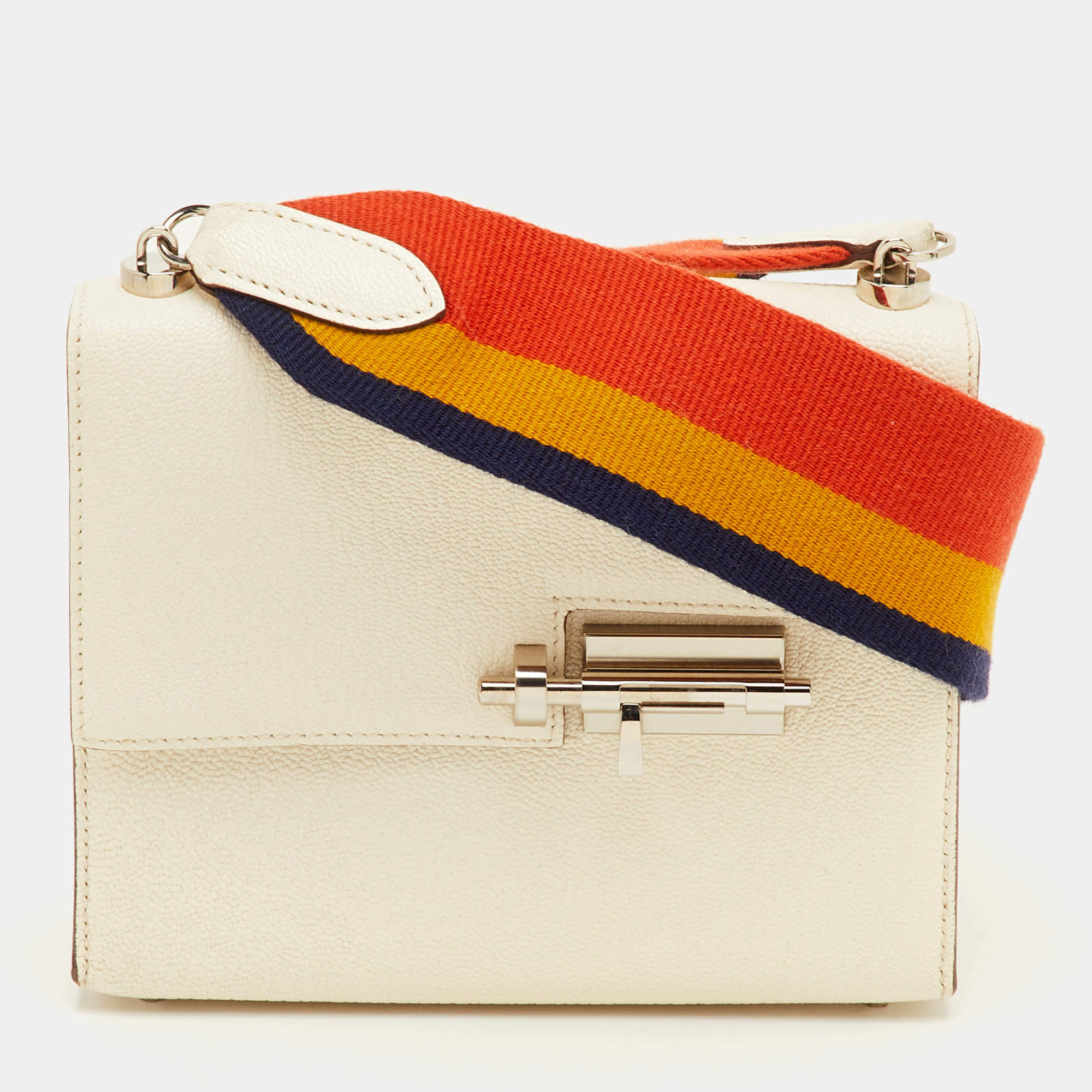 مملوكة مسبقًا Hermes Verrou Chaine Mini Nata Mysore Leather Bag