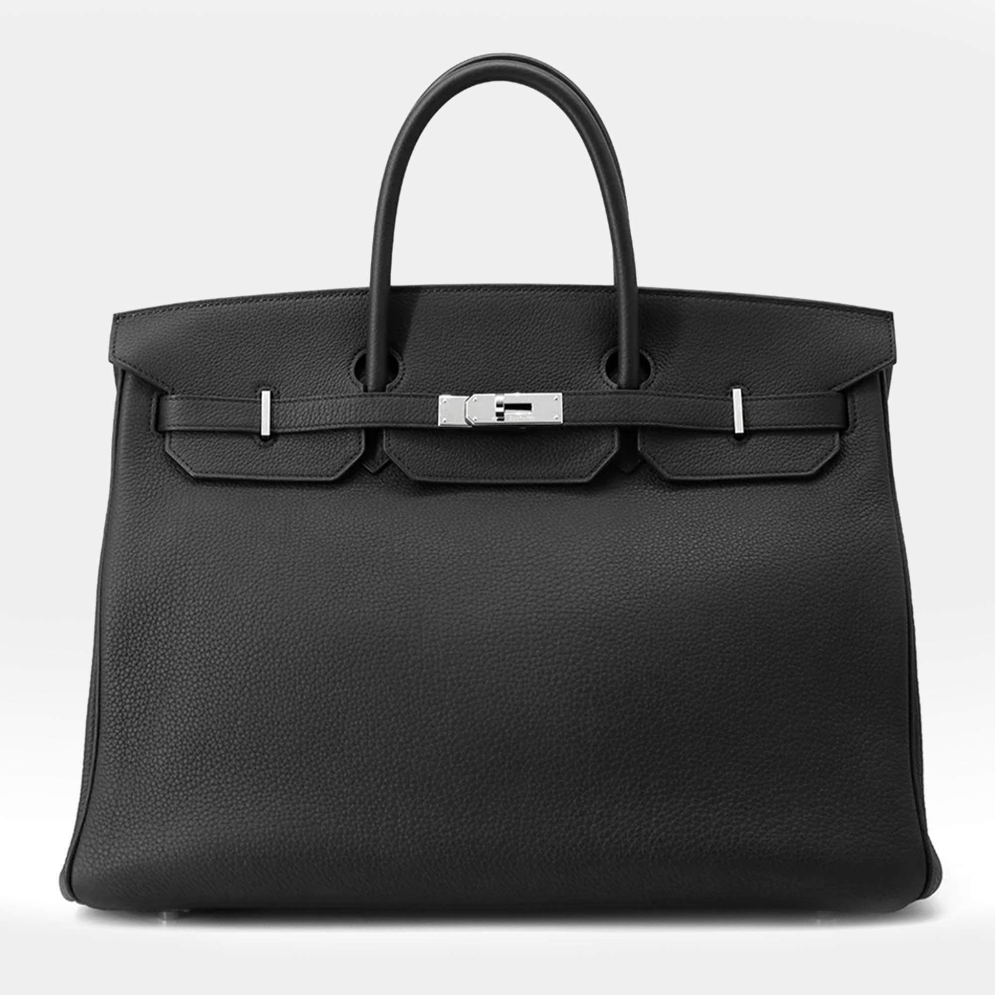Pre Owned Hermes Birkin Black Togo Leather Size 40