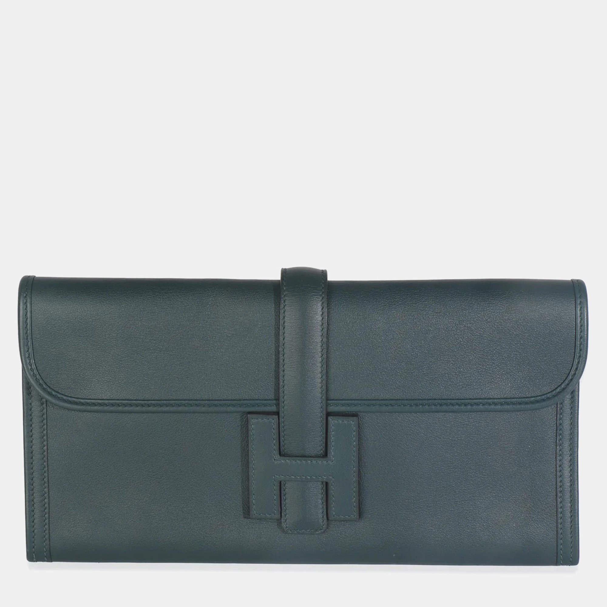 Pre Owned HermÃ¨s Vert Rousseau Swift Jige Elan 29