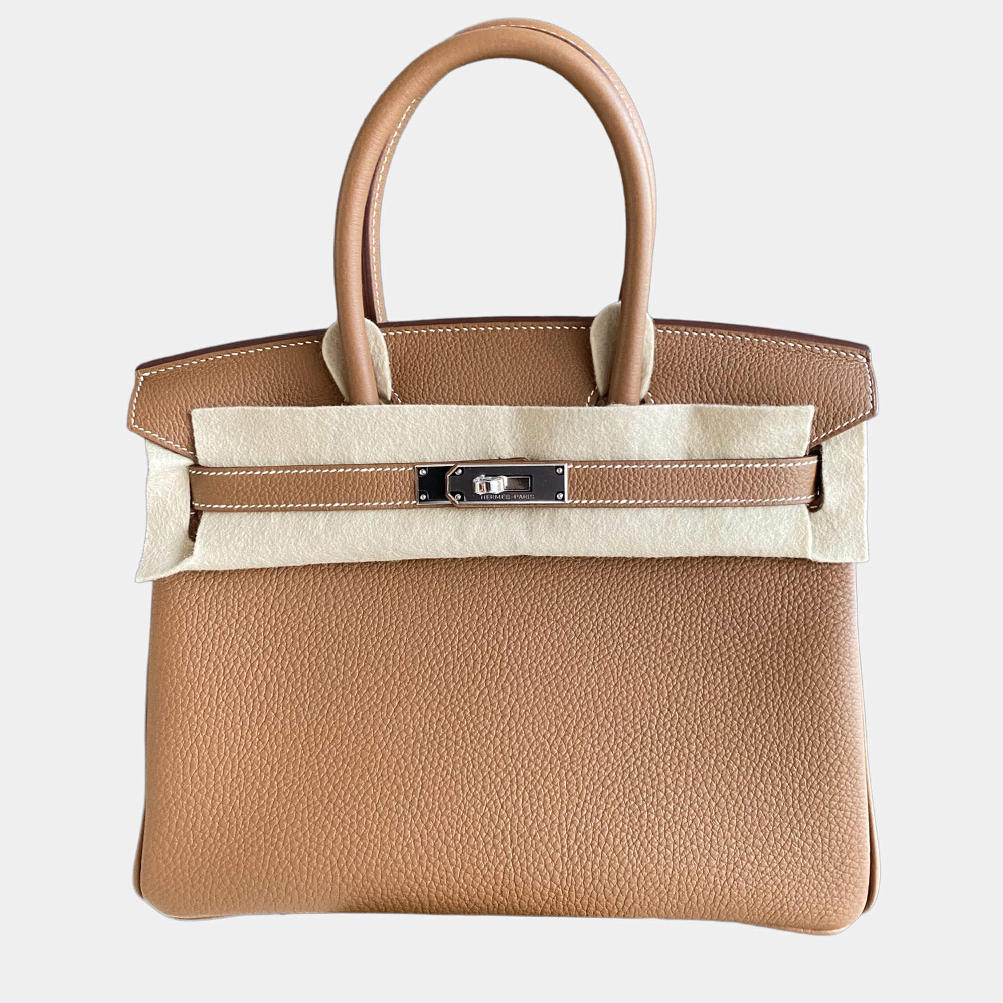 مملوكة مسبقًا Hermes Birkin 30 Gold Togo with Palladium Hardware