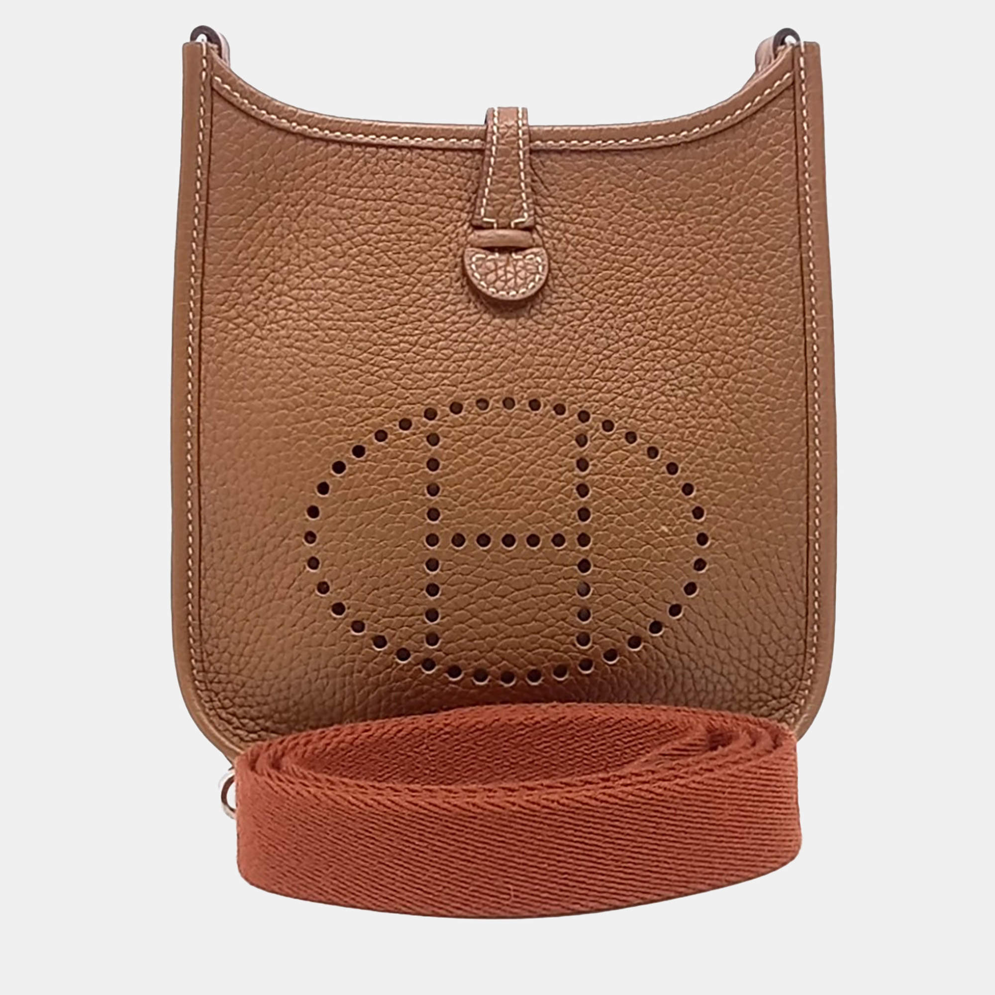 مملوكة مسبقًا Hermes Brown Leather Evelyn 16 C