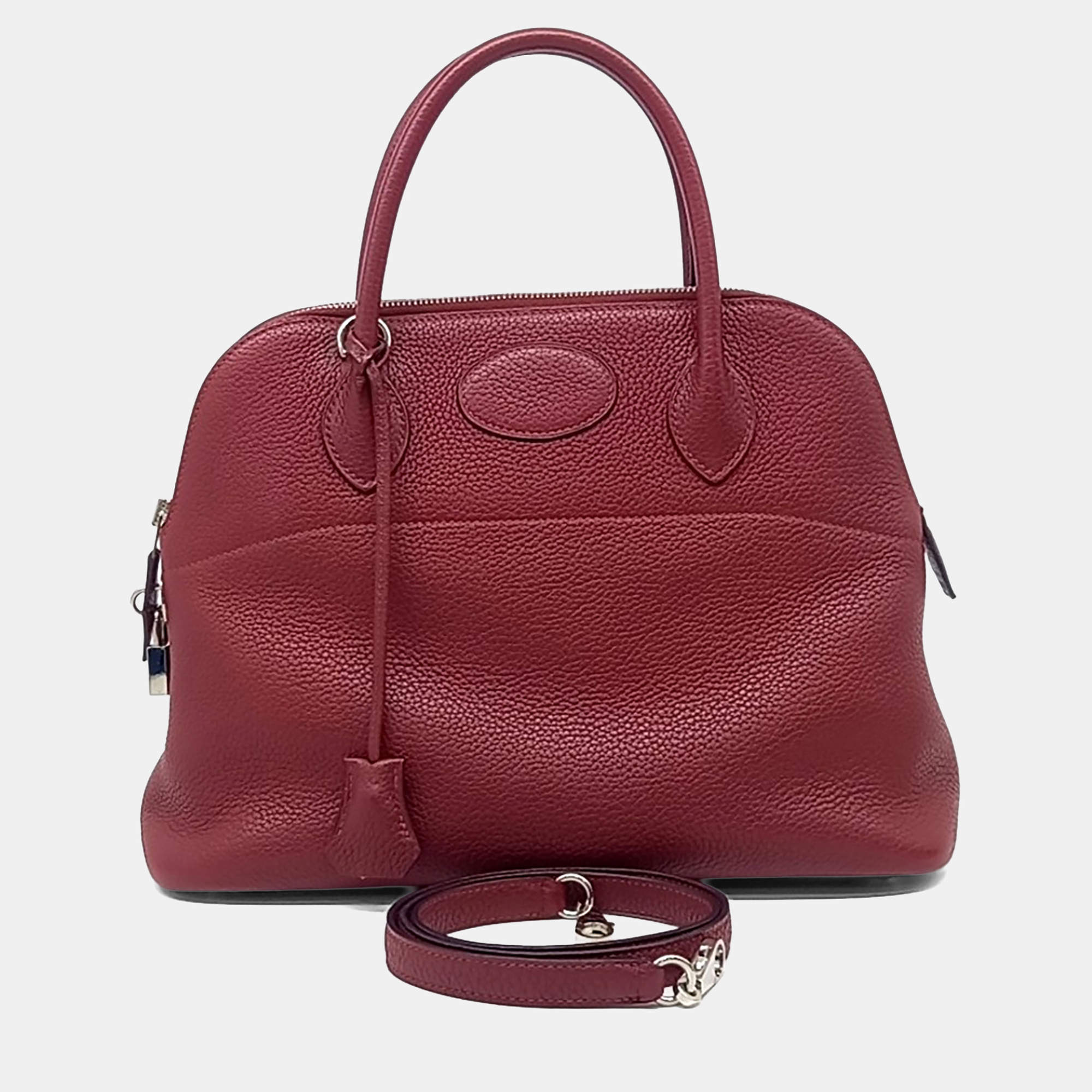 مملوكة مسبقًا حقيبة هيرمس بوليد 31 جلد أحمر