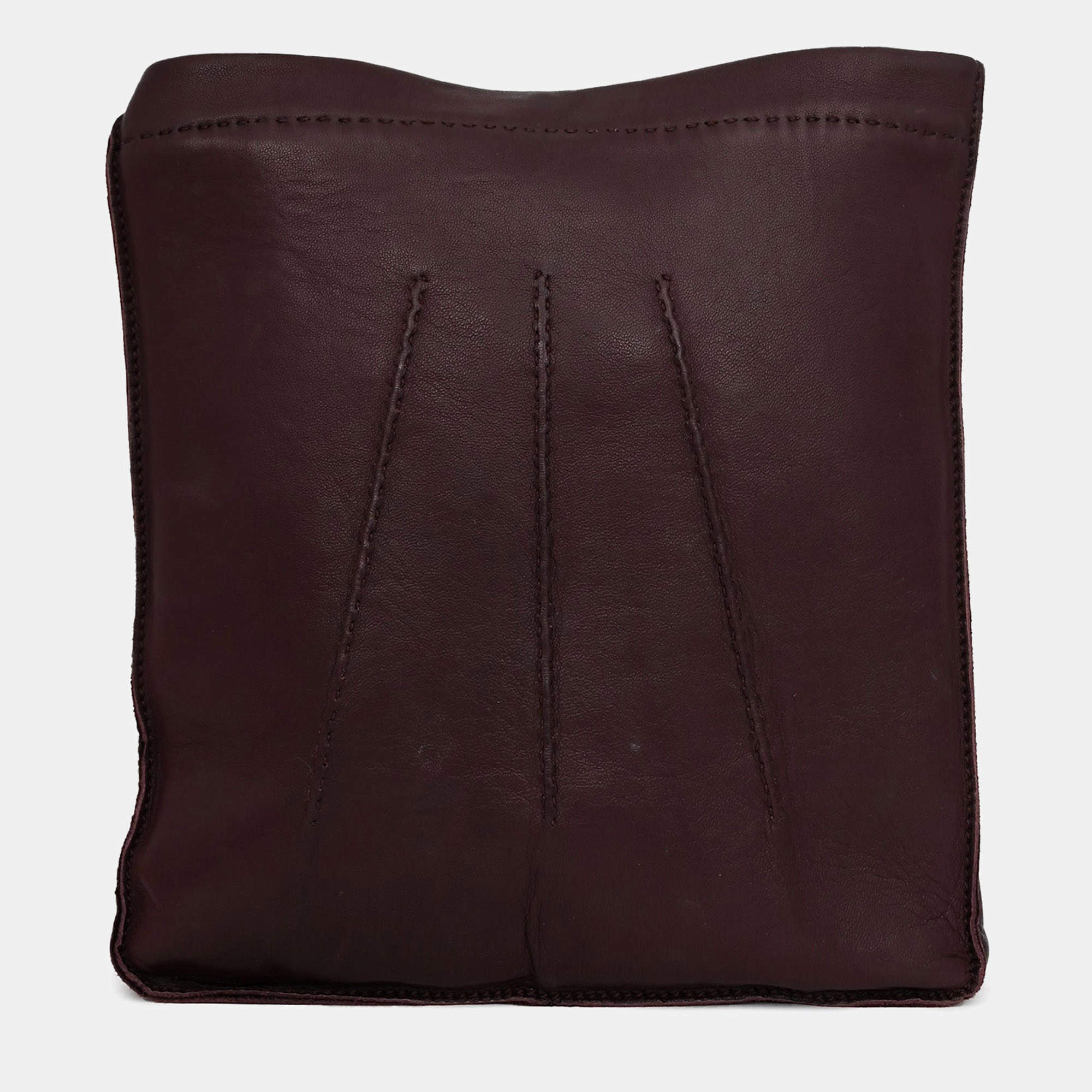 مملوكة مسبقًا حقيبة هيرمس تودو كتف جلد بورجوندي