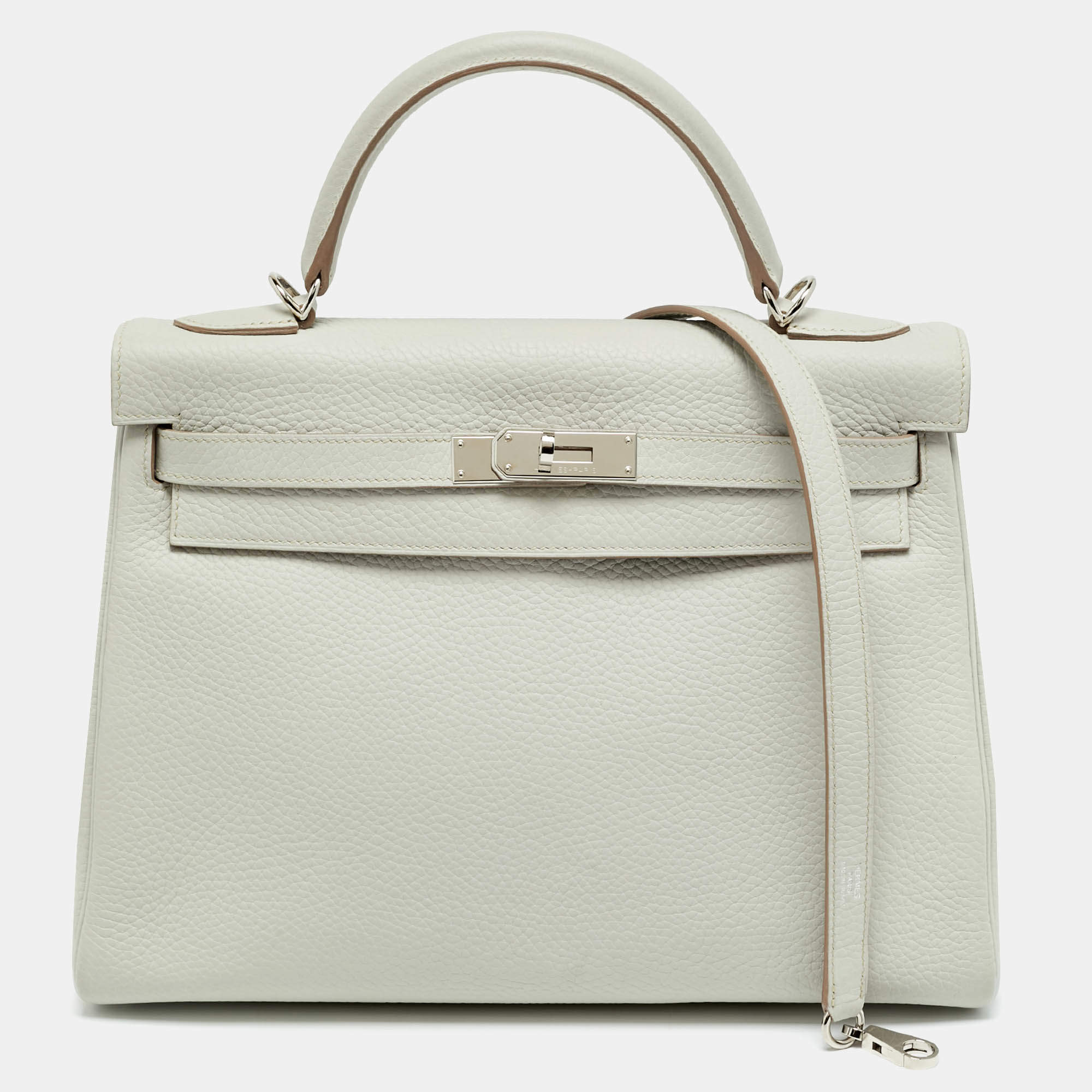 Pre Owned حقيبة هيرمس  كيلي ريتورن 32 جلد كليمنس فيرت فيرون إكسسوار مطلي بلاديوم