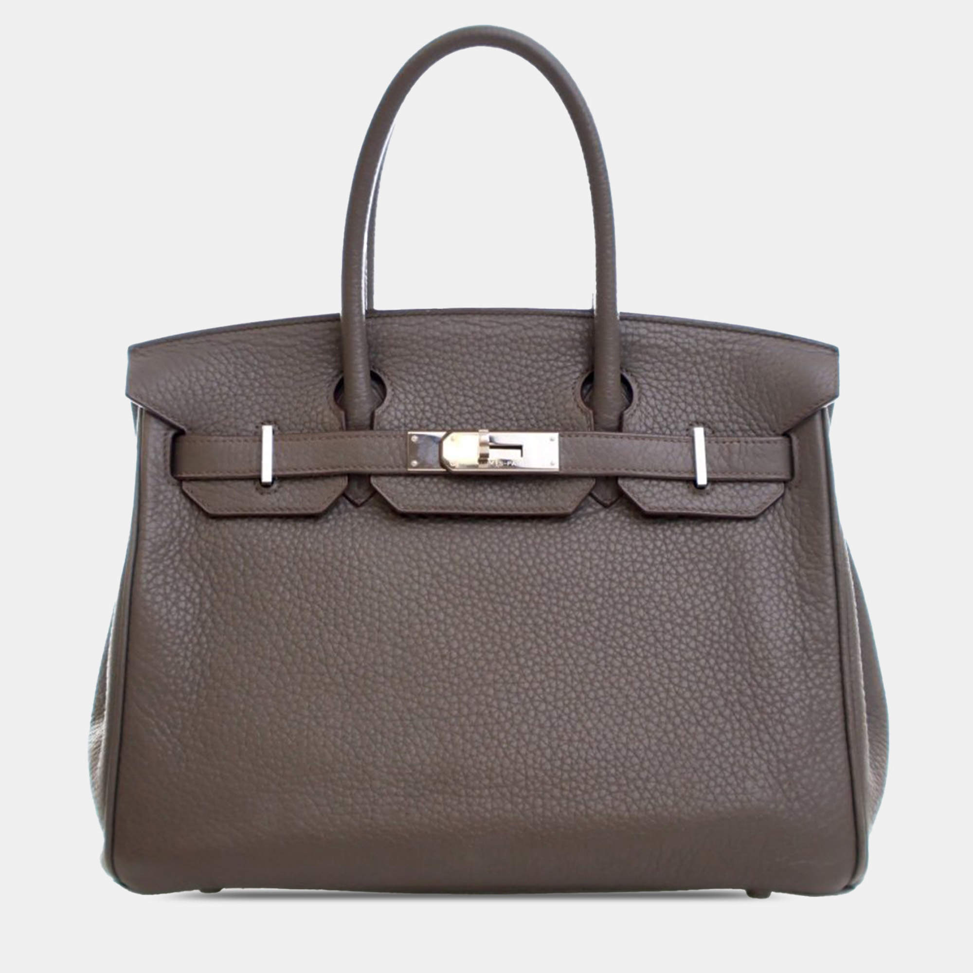 Pre Owned حقيبة هيرمس بيركين 30 غري توغو روتورنه