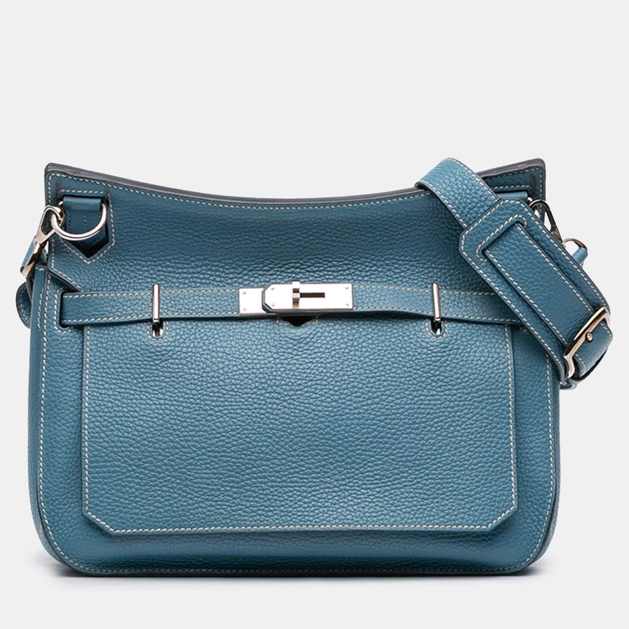 مملوكة مسبقًا حقيبة هيرمس جيبسيير 28 كليمنس أزرق