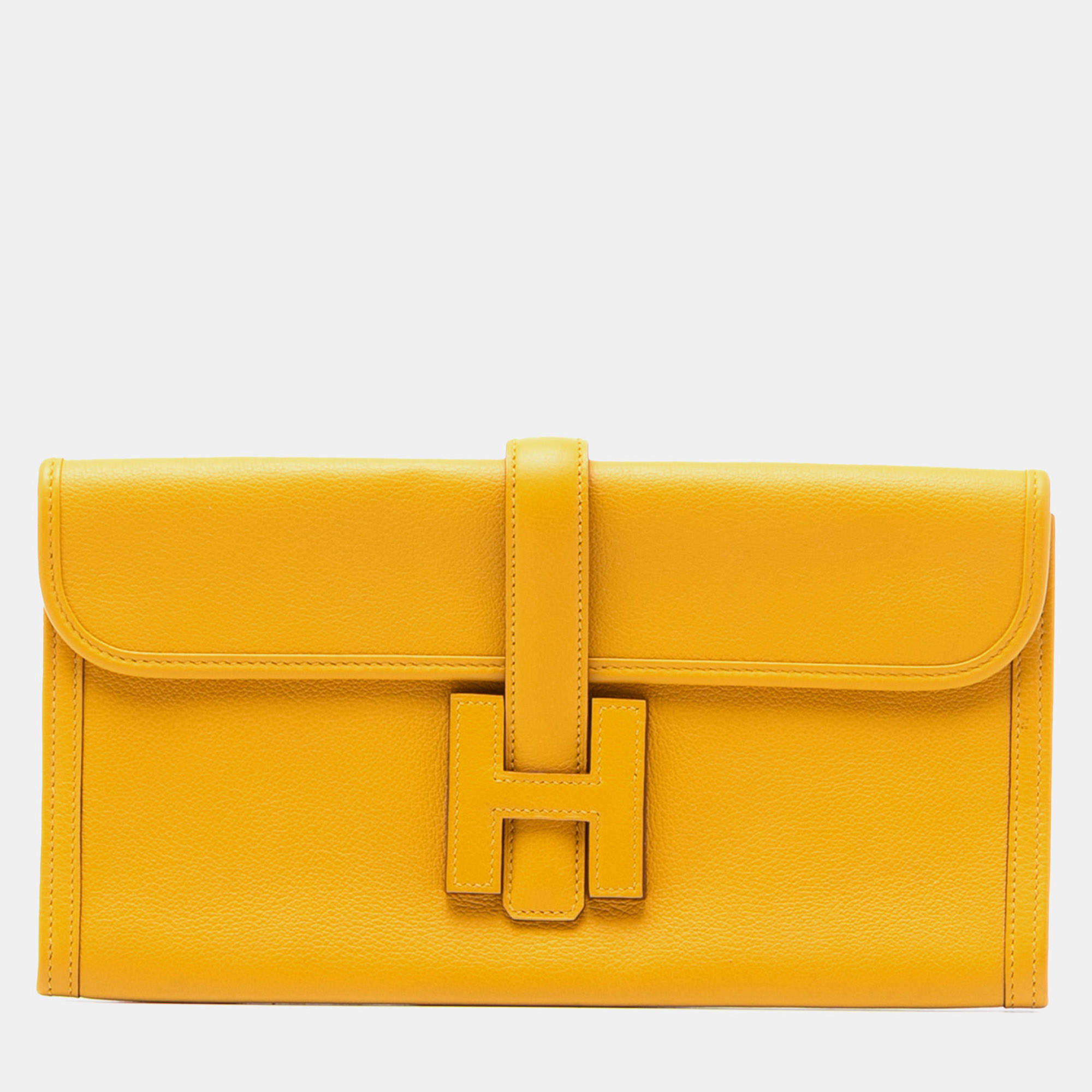 Pre Owned Hermes Yellow Swift Jige Elan 29