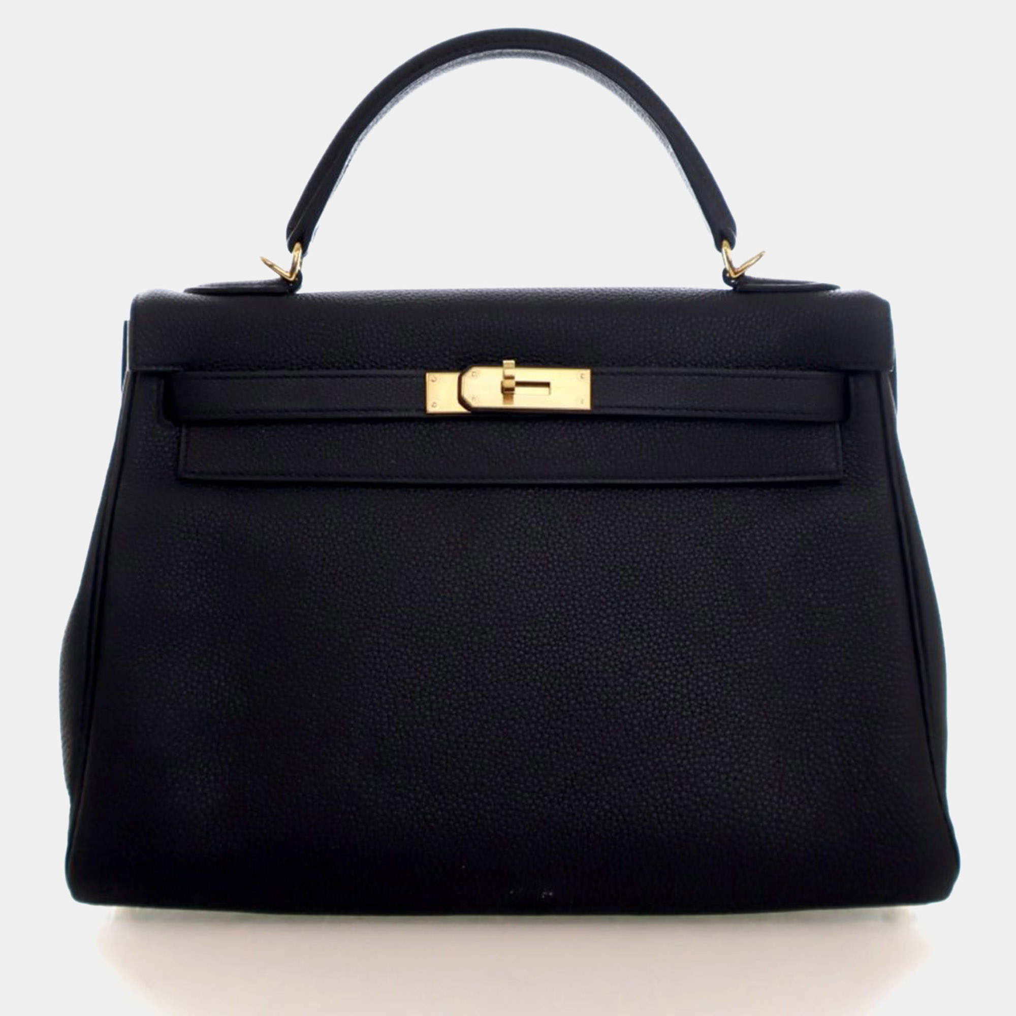 Pre Owned Hermes Noir Togo Kelly 32