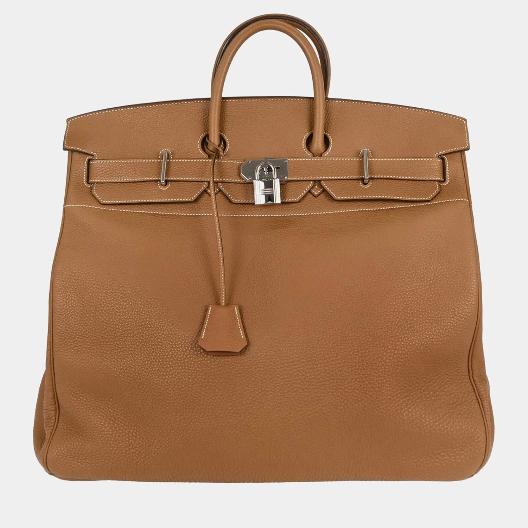 Pre Owned حقيبة هيرمس هوت آ كوروا 50 توريلون كليمنس ذهبي