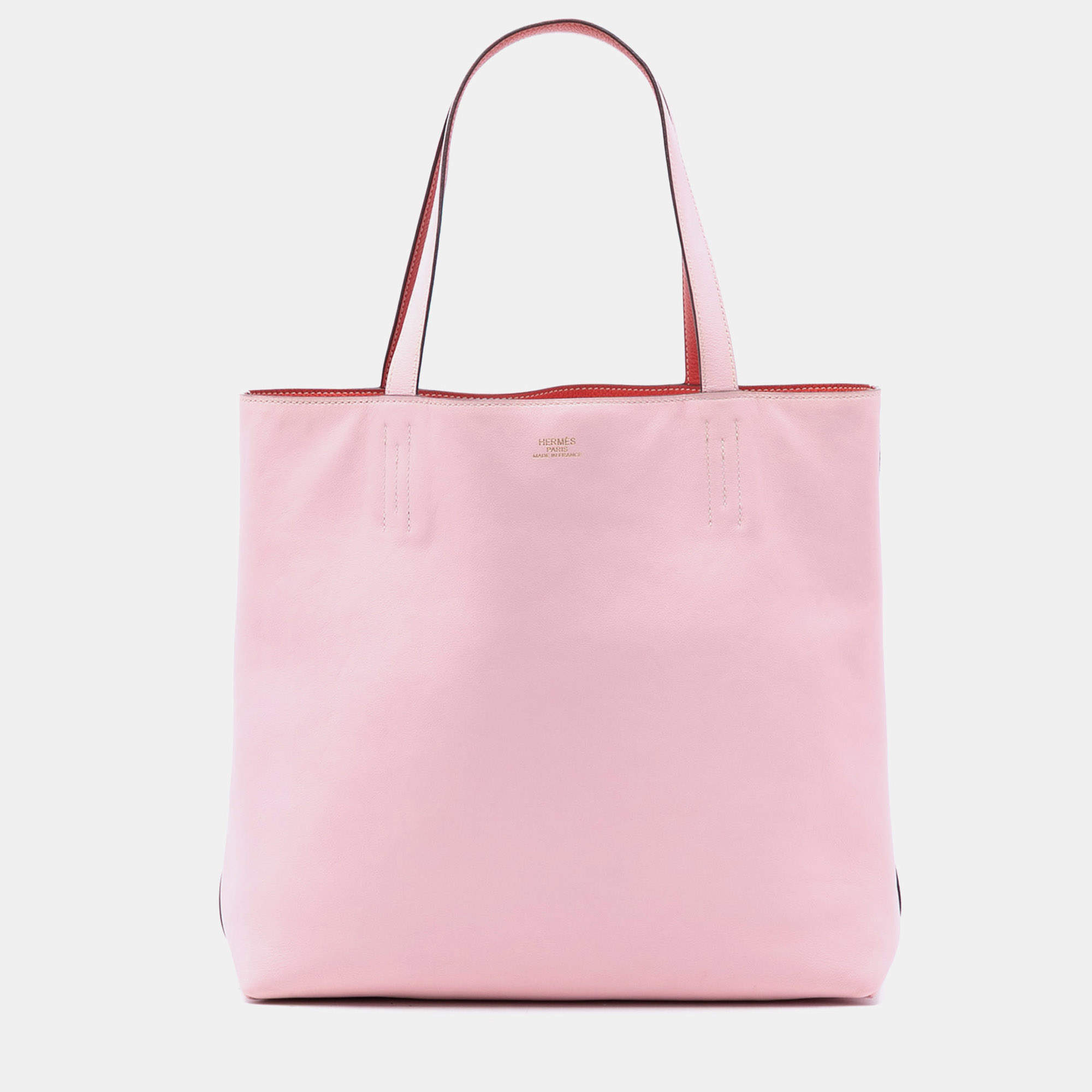 Pre Owned Hermes Pink, Red Swift and Clemence Double Sens 36