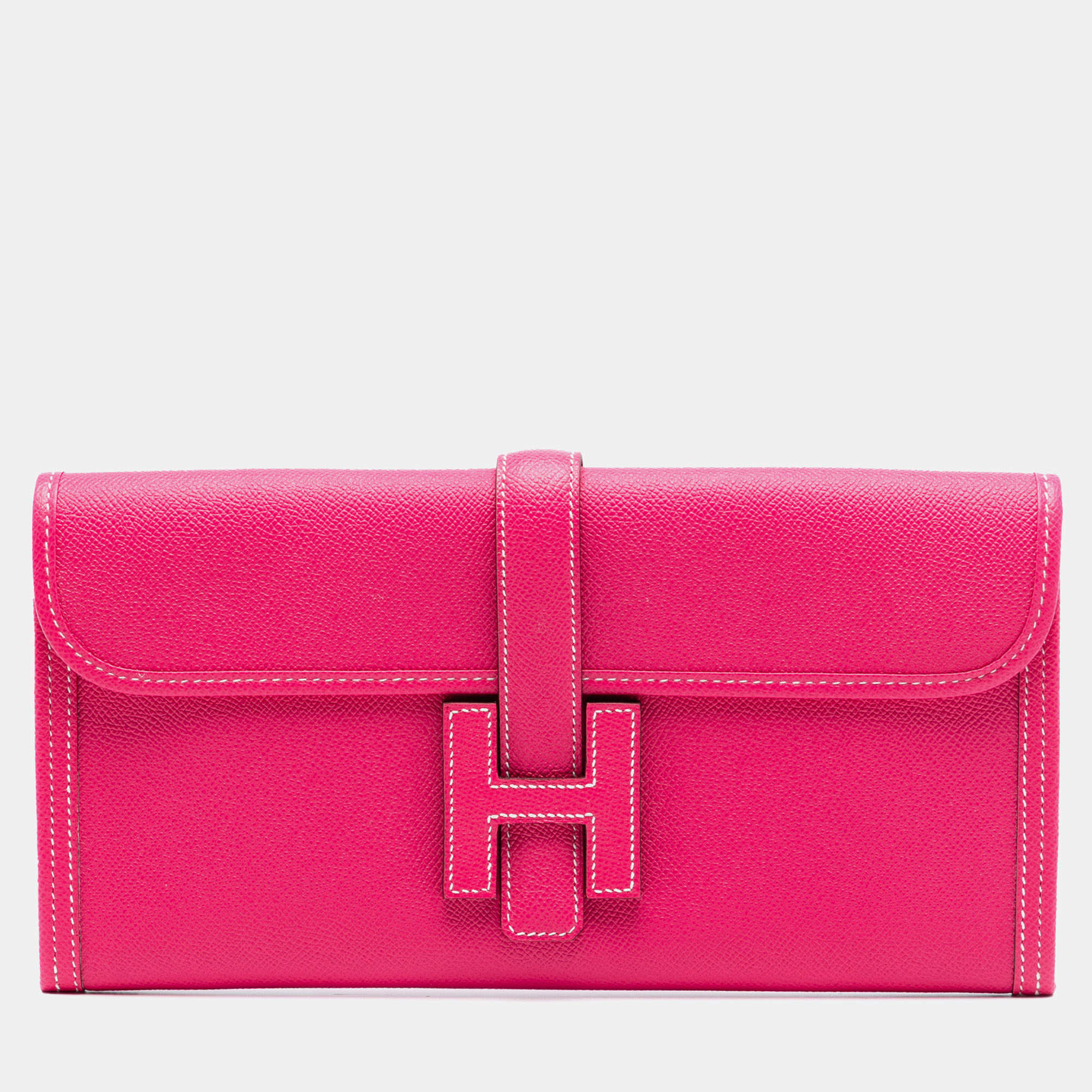 Pre Owned Hermes Pink Swift Jige Elan 29