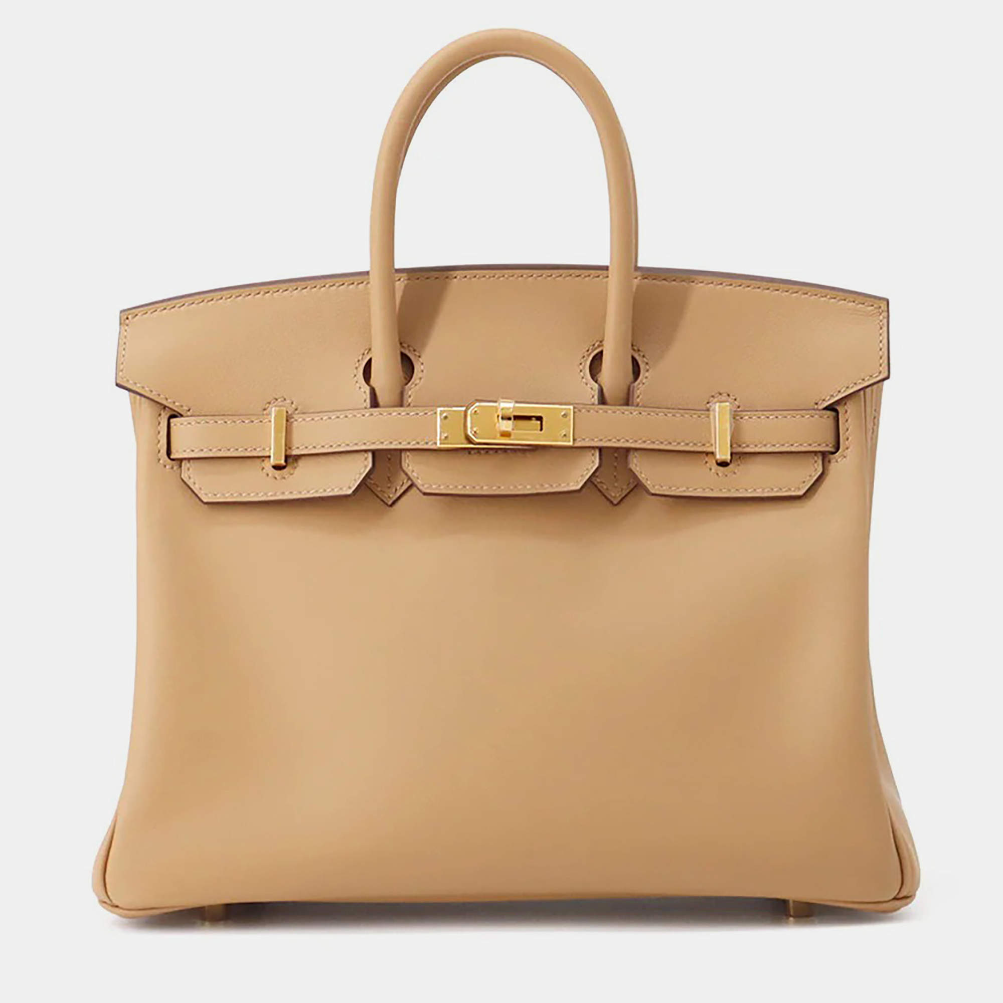 Pre Owned Hermes Birkin Biscuit Swift Leather Size 25