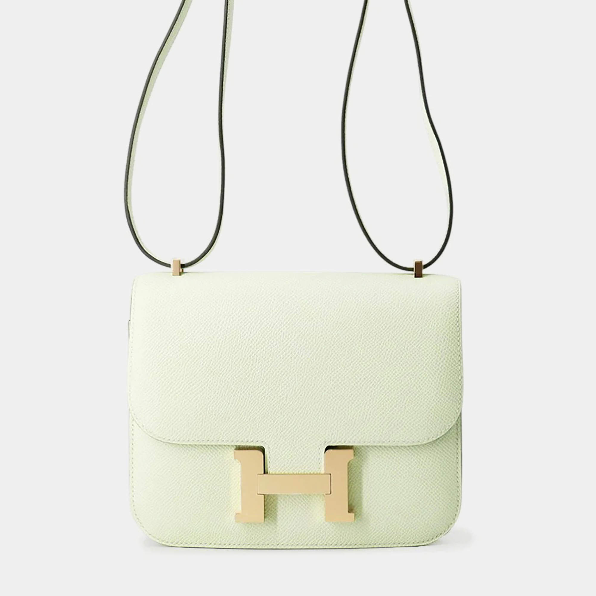 Pre Owned Hermes Constance3_Miroir Vert Fizz Epsom Size Mini