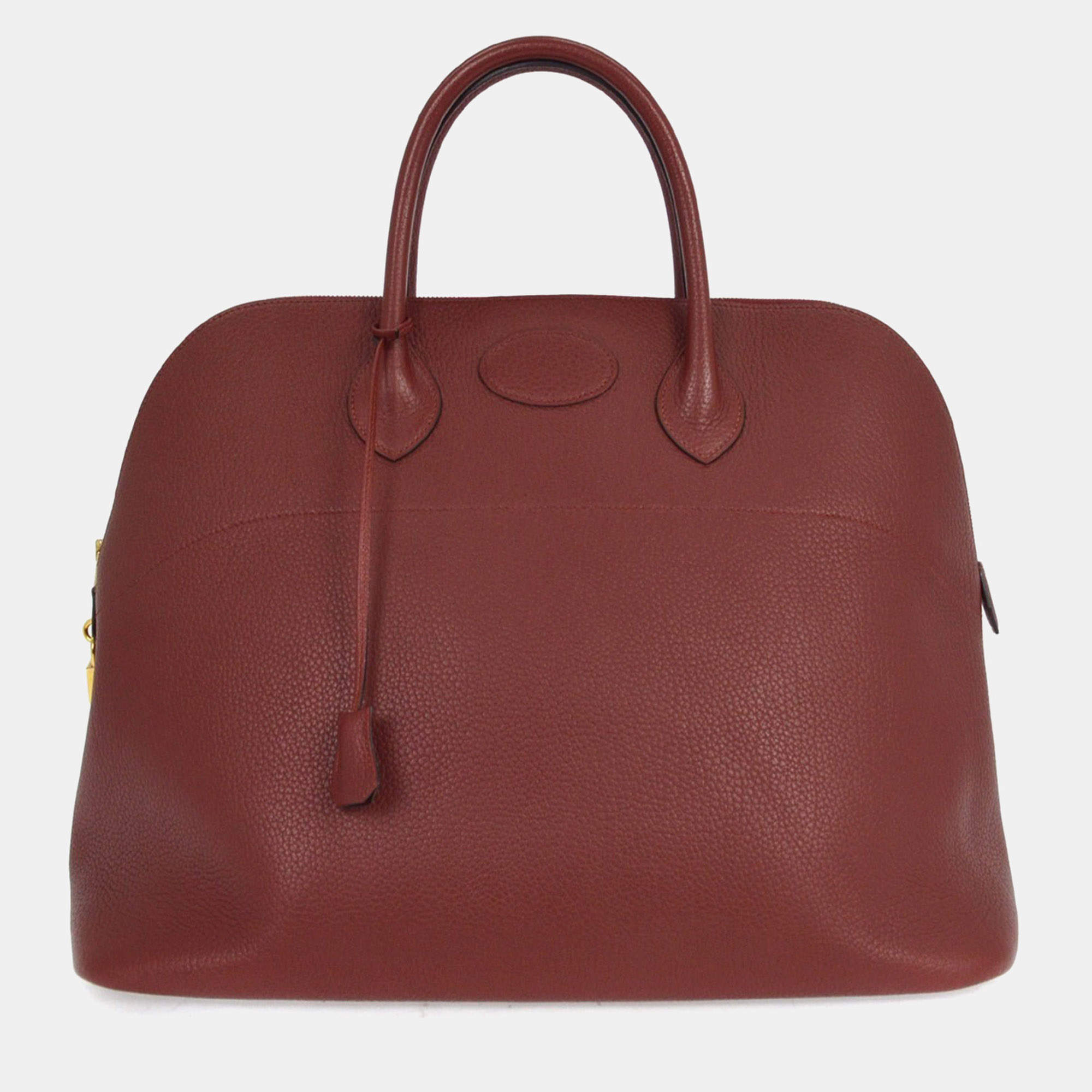 Pre Owned Hermes Rouge H Ardennes Bolide 45 Handbag