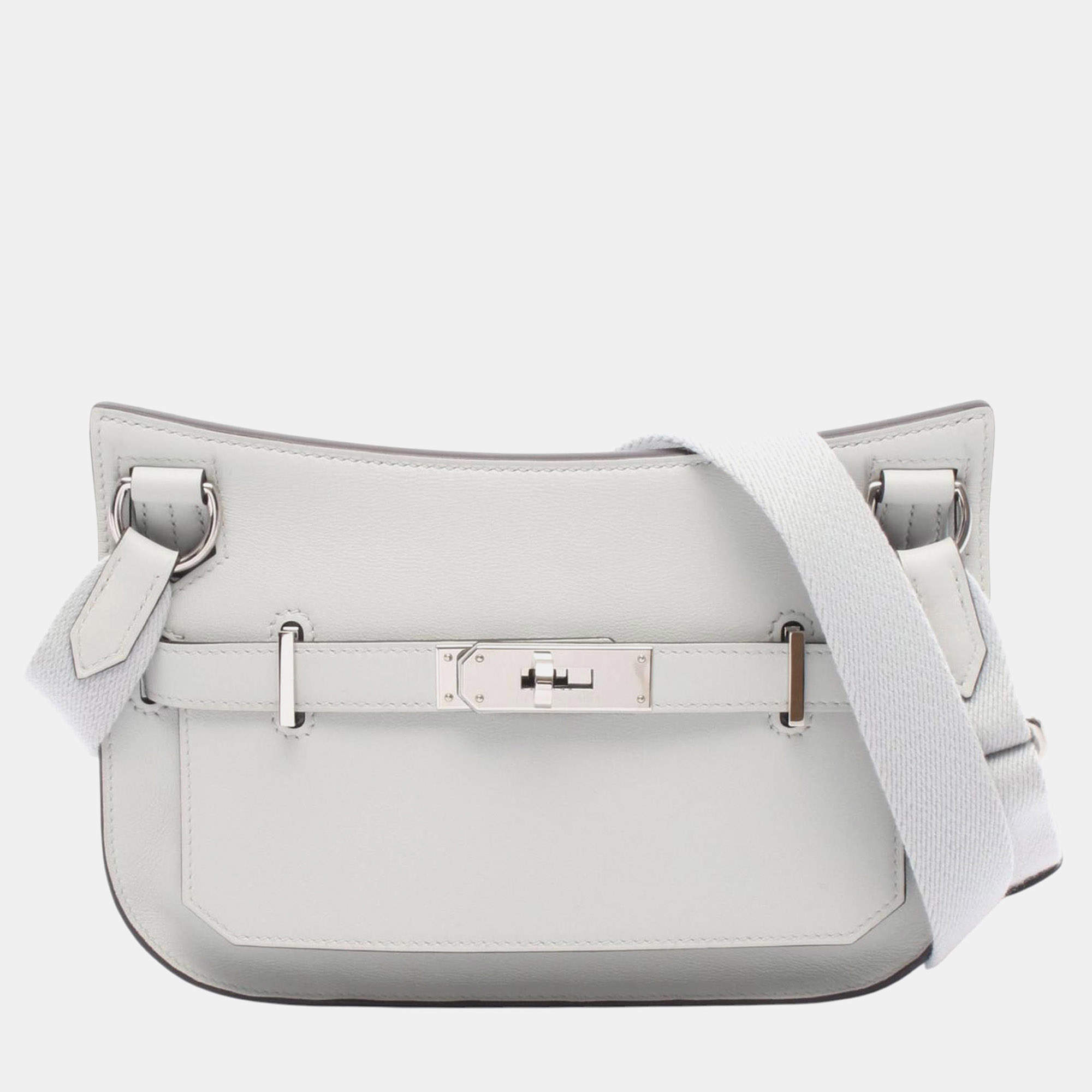 مملوكة مسبقًا Hermes White Swift Mini Jypsiere