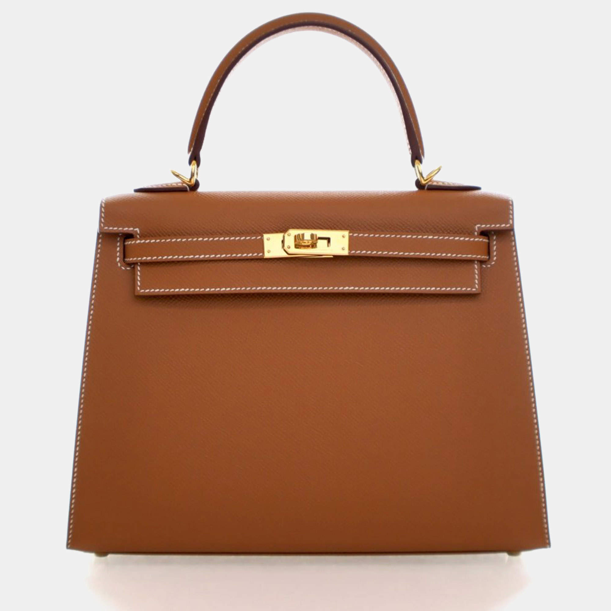 مملوكة مسبقًا Hermes Gold Epsom Sellier Kelly 25