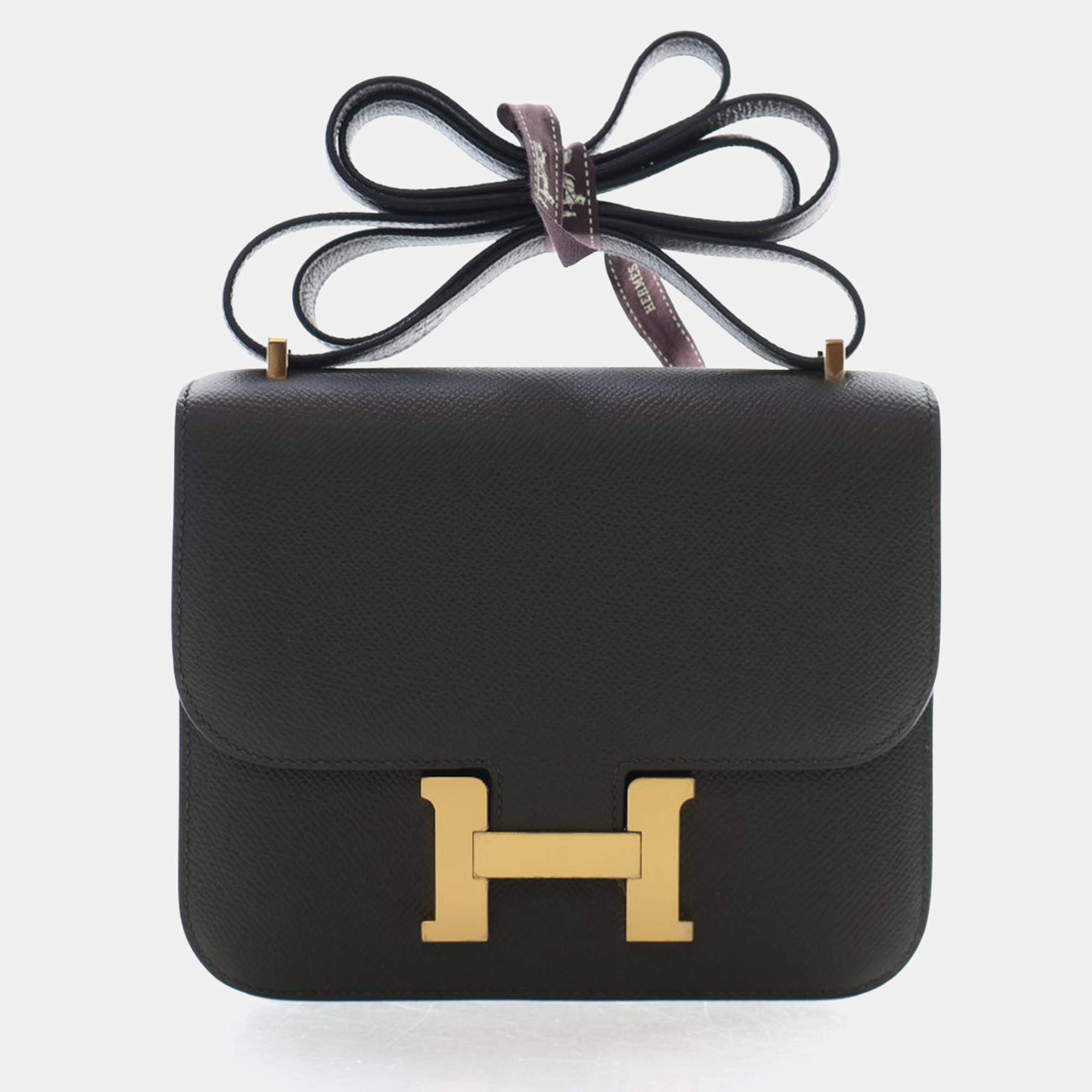 Pre Owned Hermes Vert De Gris Epsom Constance 18