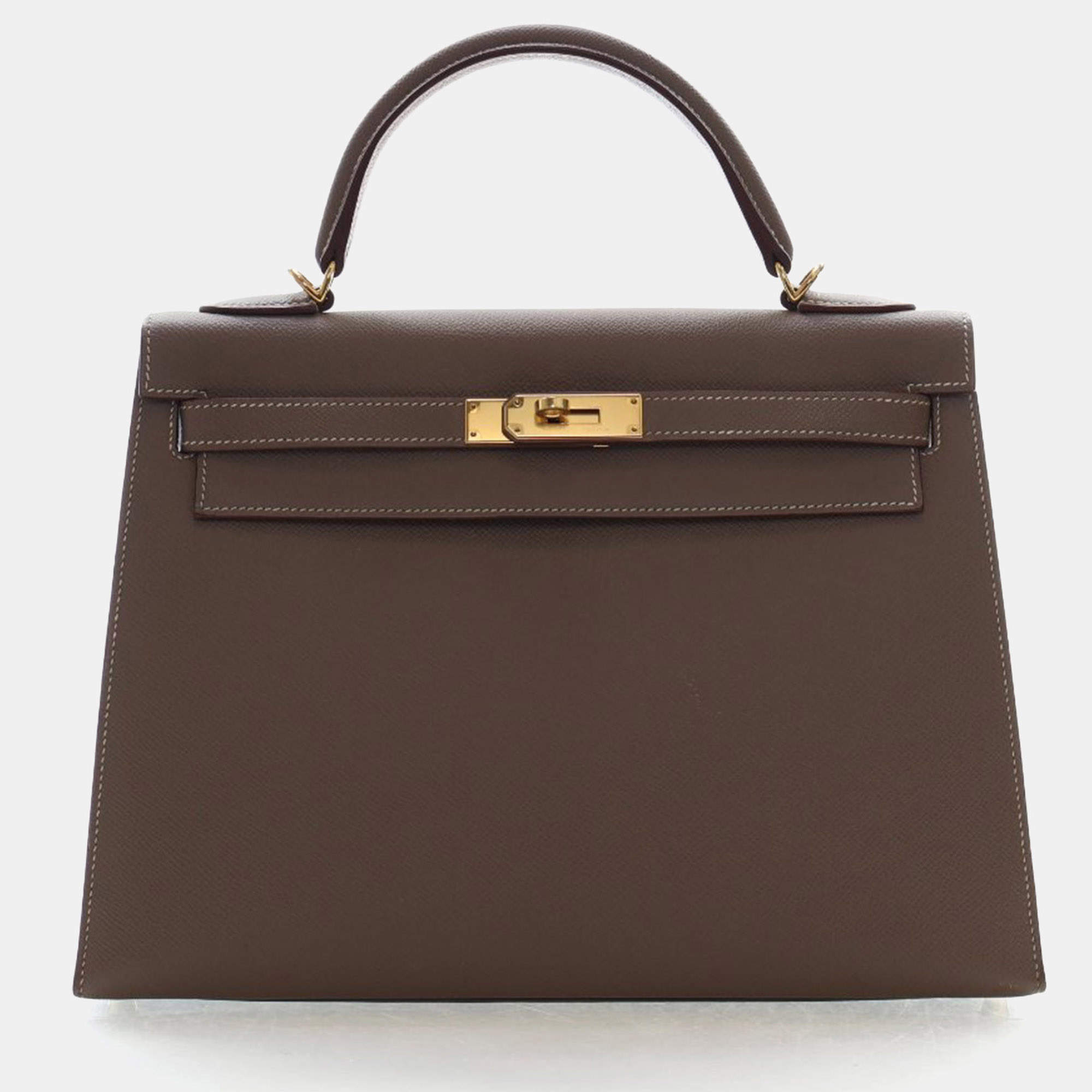 مملوكة مسبقًا Hermes Etoupe Epsom Sellier Kelly 32