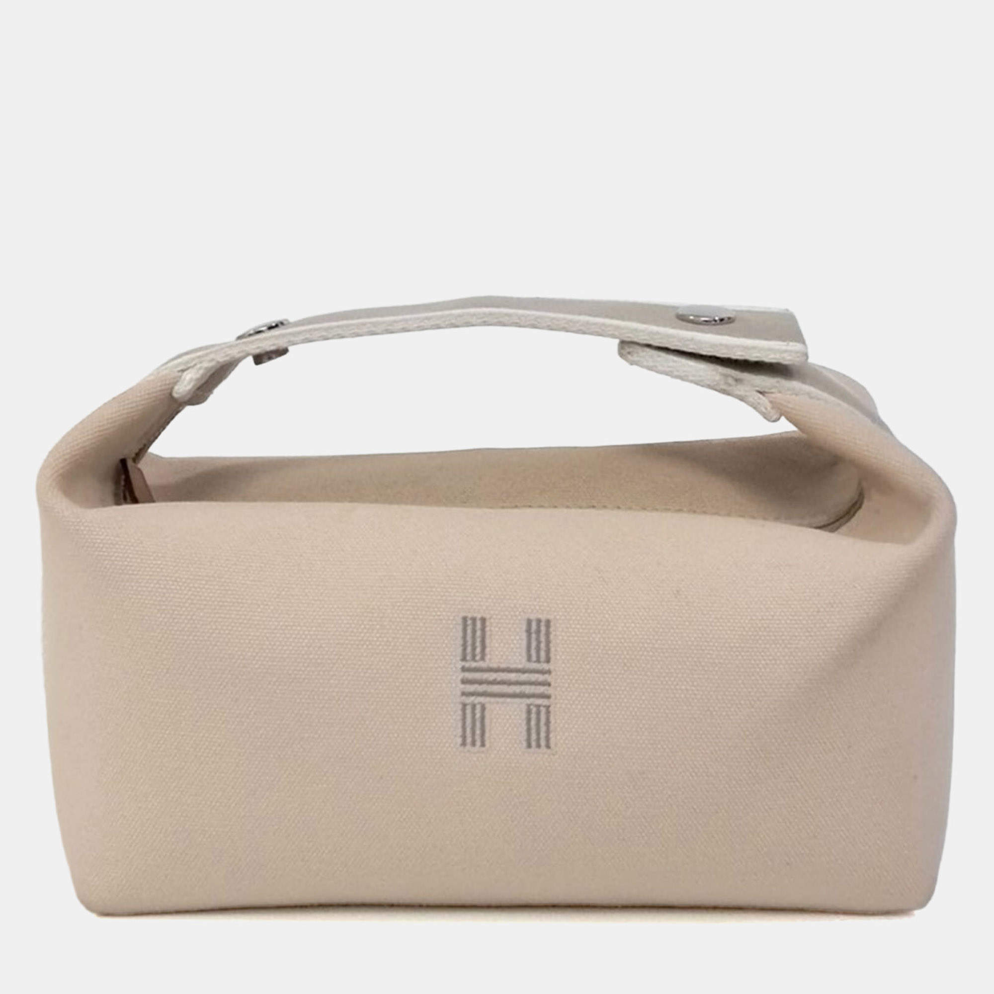 مملوكة مسبقًا Hermes Beige Cotton Bride-A-Brac Case