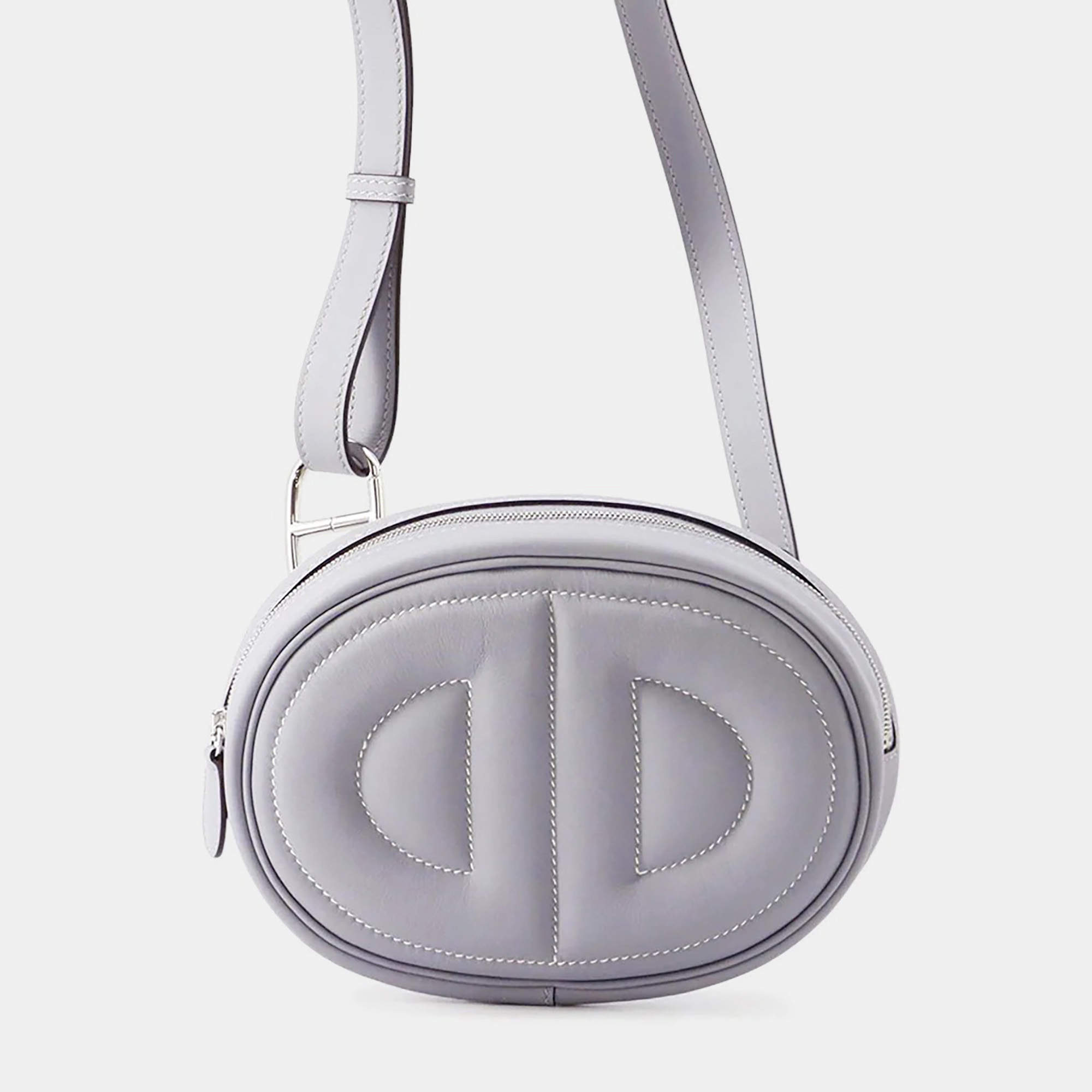 مملوكة مسبقًا حقيبة هيرمس إن ذا لوب بادي أخضر بانتان جلد سويفت