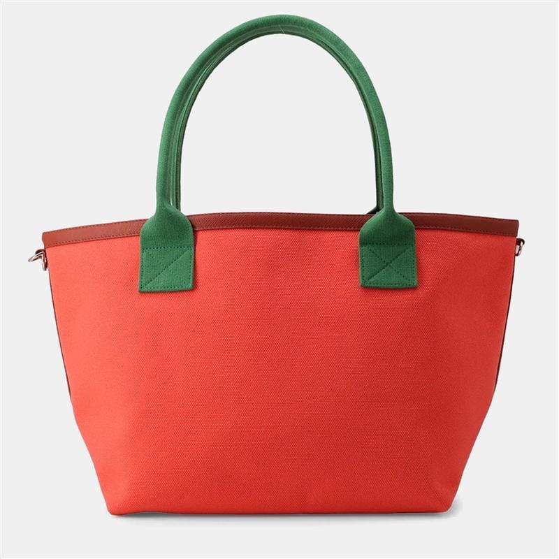 Pre Owned Hermes Soka Bath Orange/Green Canvas Epsom