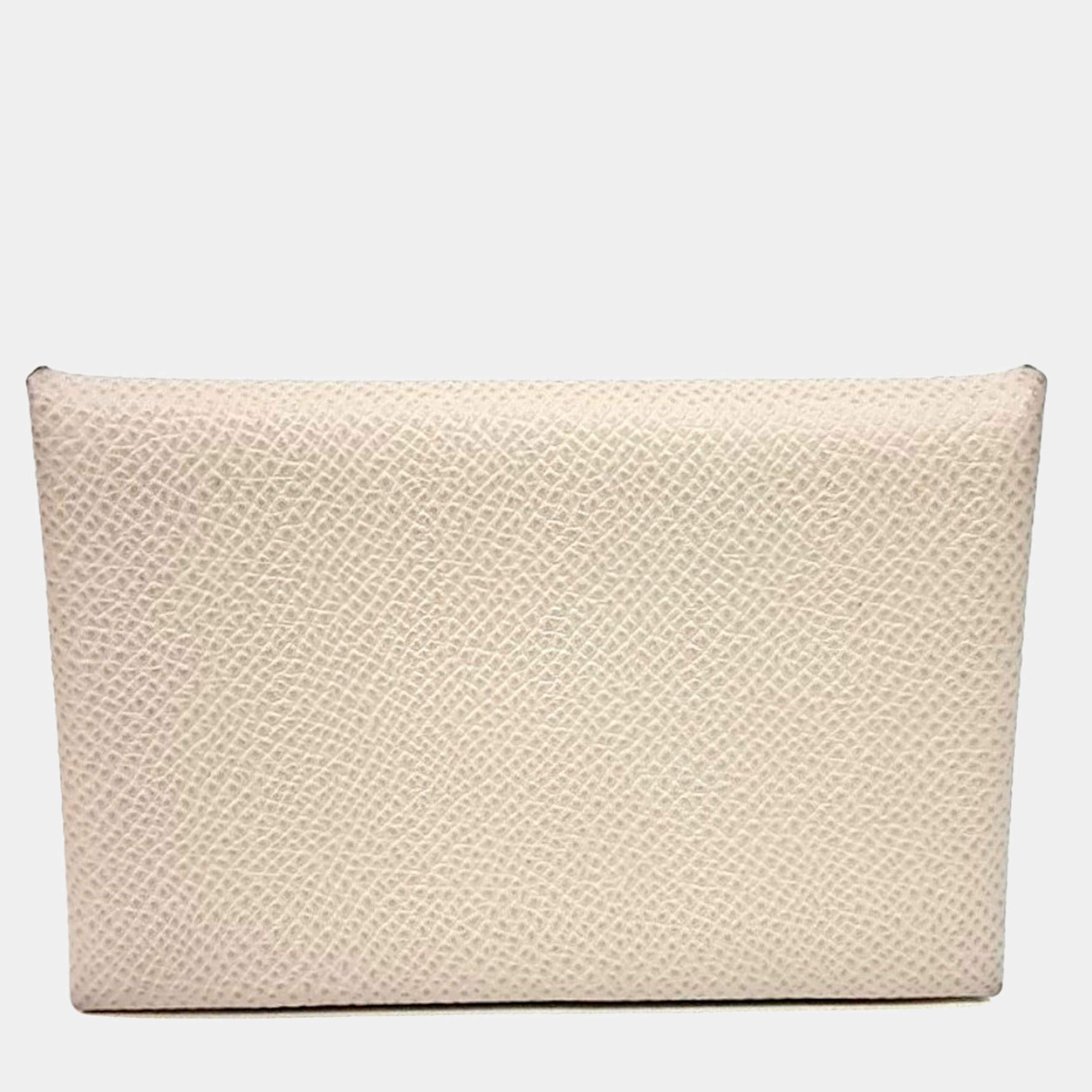 Pre Owned Hermès Calvi Card Holder (K)
