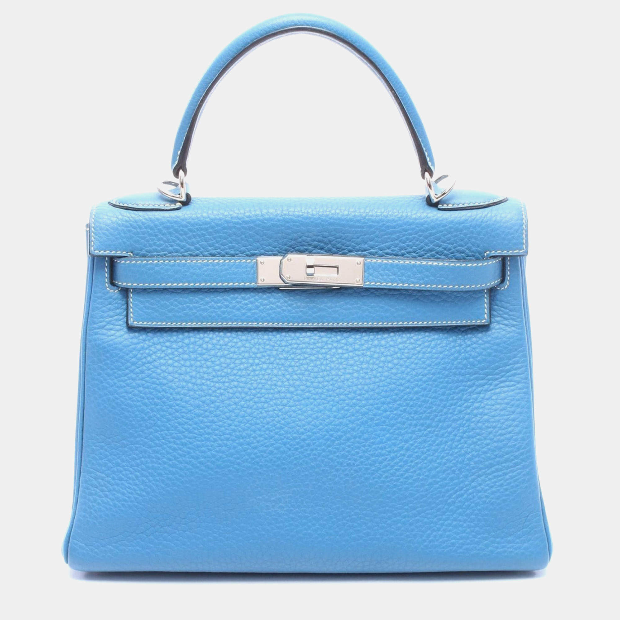 Pre Owned HERMES Handbag  Blue Used