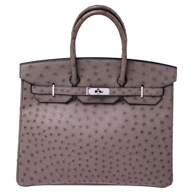 hermes bag ostrich skin