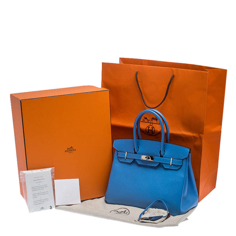 hermes birkin blue paradise