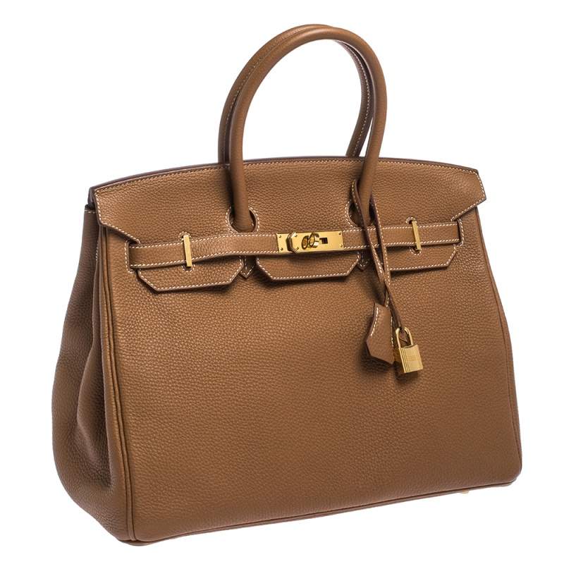 Chocolat Birkin 35cm in Togo Leather with Palladium Hardware, 2010